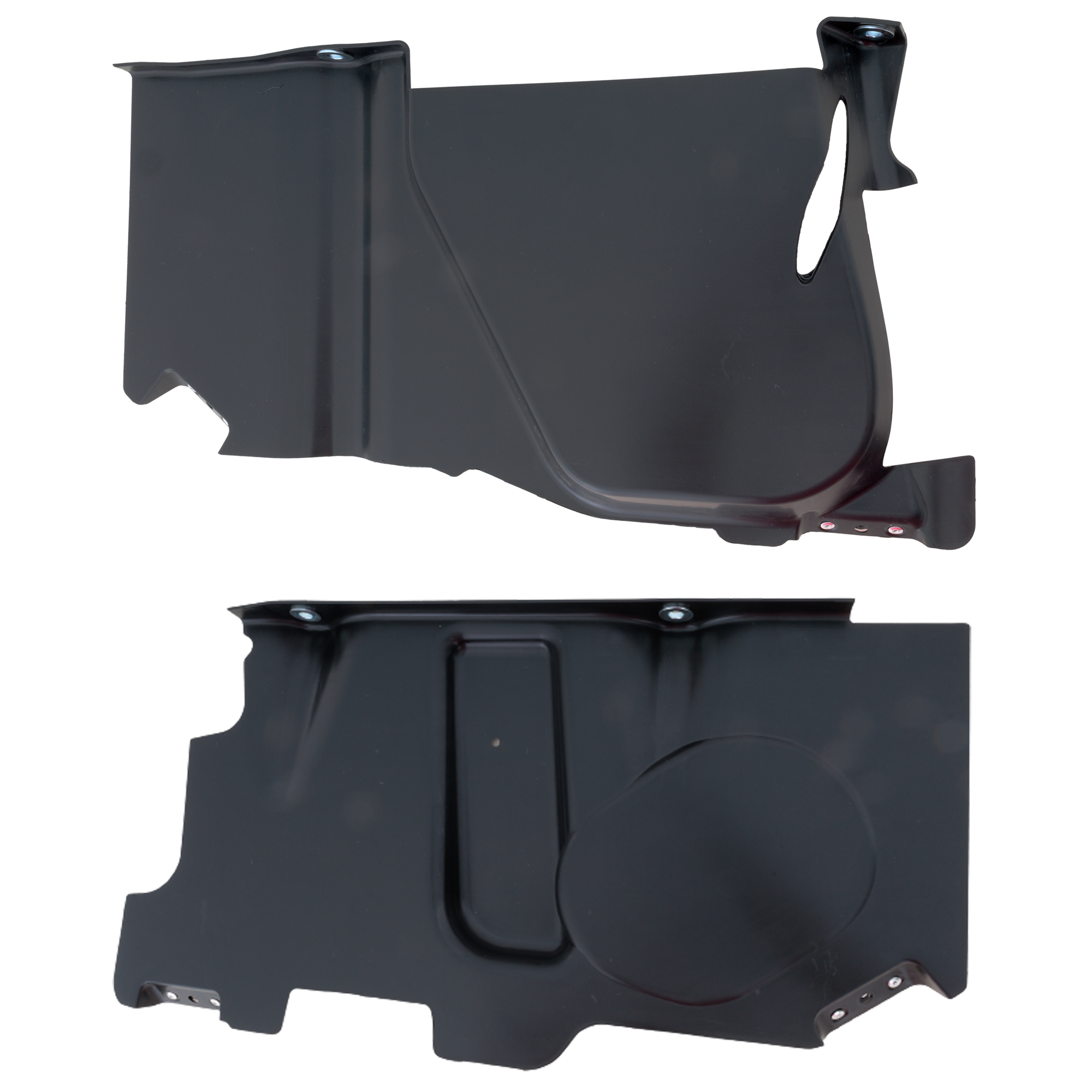 AM GRAND CARAVAN 08-10 TOWN AND COUNTRY 08-16 ENGINE SPLASH SHEILD RH AND LH Front CAPA SKU SET RD31010017Q Partslink CH1228169C CH1228168C OEM 5113270AC 5113271AB