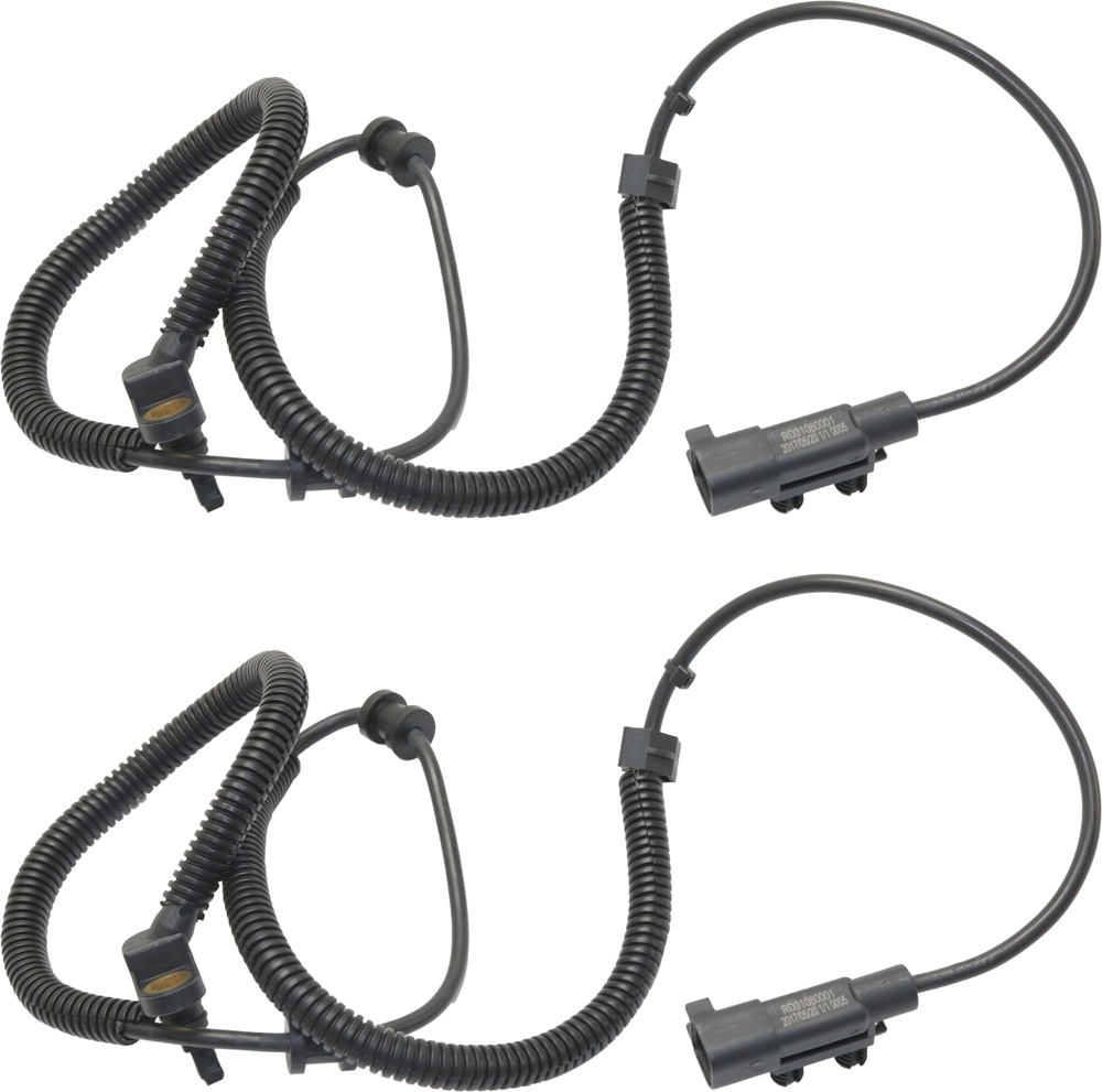AM NITRO 07-11 LIBERTY 08-12 FRONT ABS SPEED SENSOR RH AND LH 2 Male Blade Terminals Spindle Mounted SKU SET RD31080001-2 OEM 68004019AD