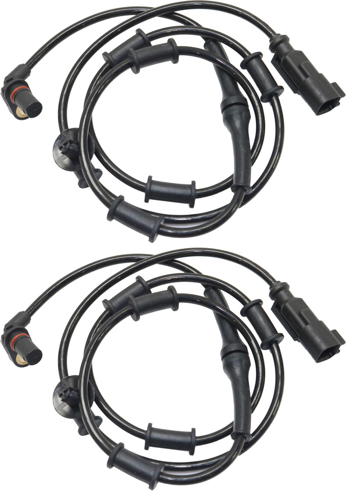 AM RAM FULL SIZE PICKUP 06-08 FRONT ABS SPEED SENSOR RH AND LH w Harness 4WD SKU SET RD31080002-2 OEM 5179958AB