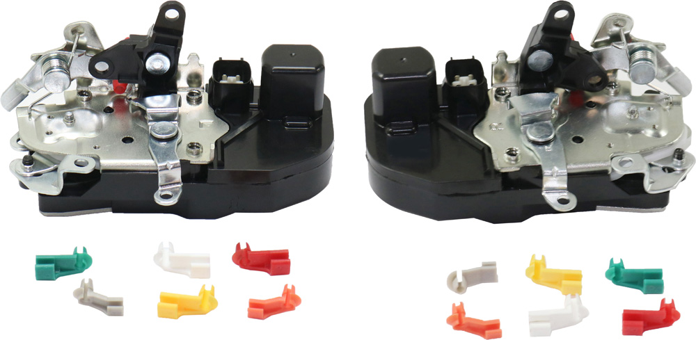 AM RAM FULL SIZE PICKUP 03-10 FRONT DOOR LOCK ACTUATOR RH AND LH w Latch SKU SET RD31530003 OEM 55372850AB 55276791AC 55372851