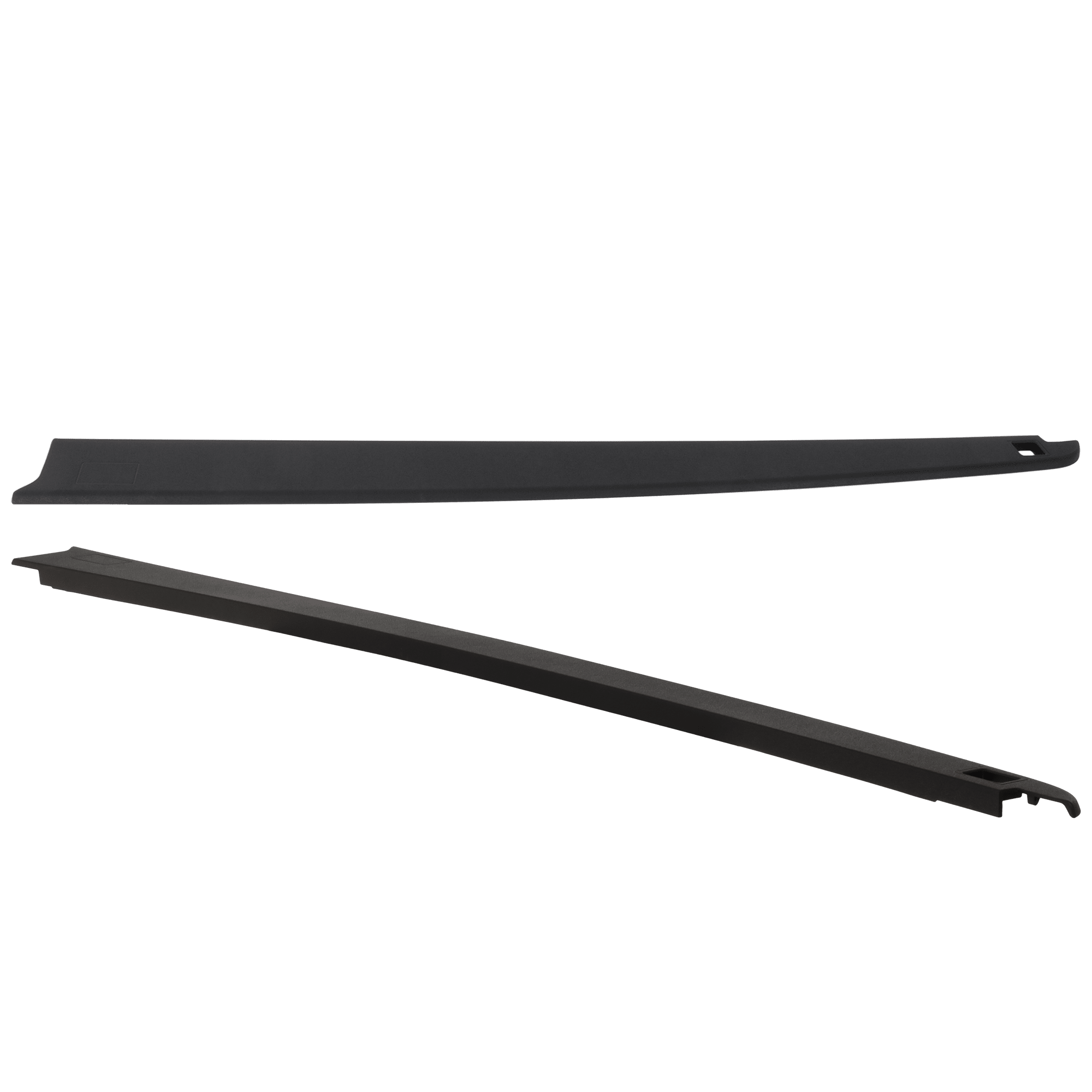 AM RAM 1500 P U 09-24 BED RAIL CAP RH AND LH Textured Black Fleetside 5.7 Ft. Bed Crew Cab Pickup Includes 19-24-1500 Classic SKU SET RD35030003 Partslink CH1792107 CH1793107 OEM 68375098AA 68375099AA