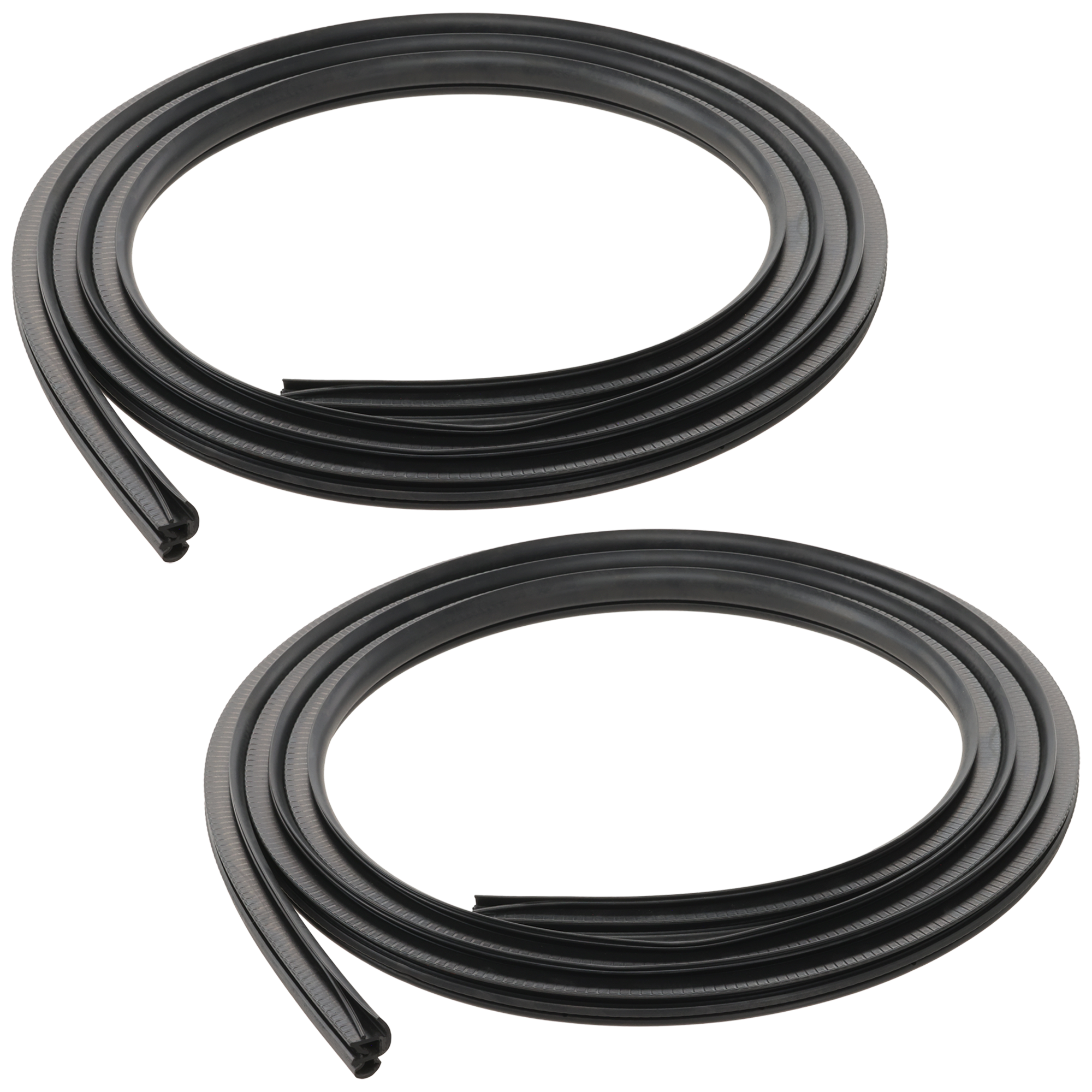 AM RAM FULL SIZE P U 09-24 FRONT DOOR WEATHERSTRIP RH AND LH Door Opening On Body w Strip Standard Cab Includes 19-23 Ram 1500 Classic SKU SET RD45010001 Partslink CH1390115 OEM 55369282AB