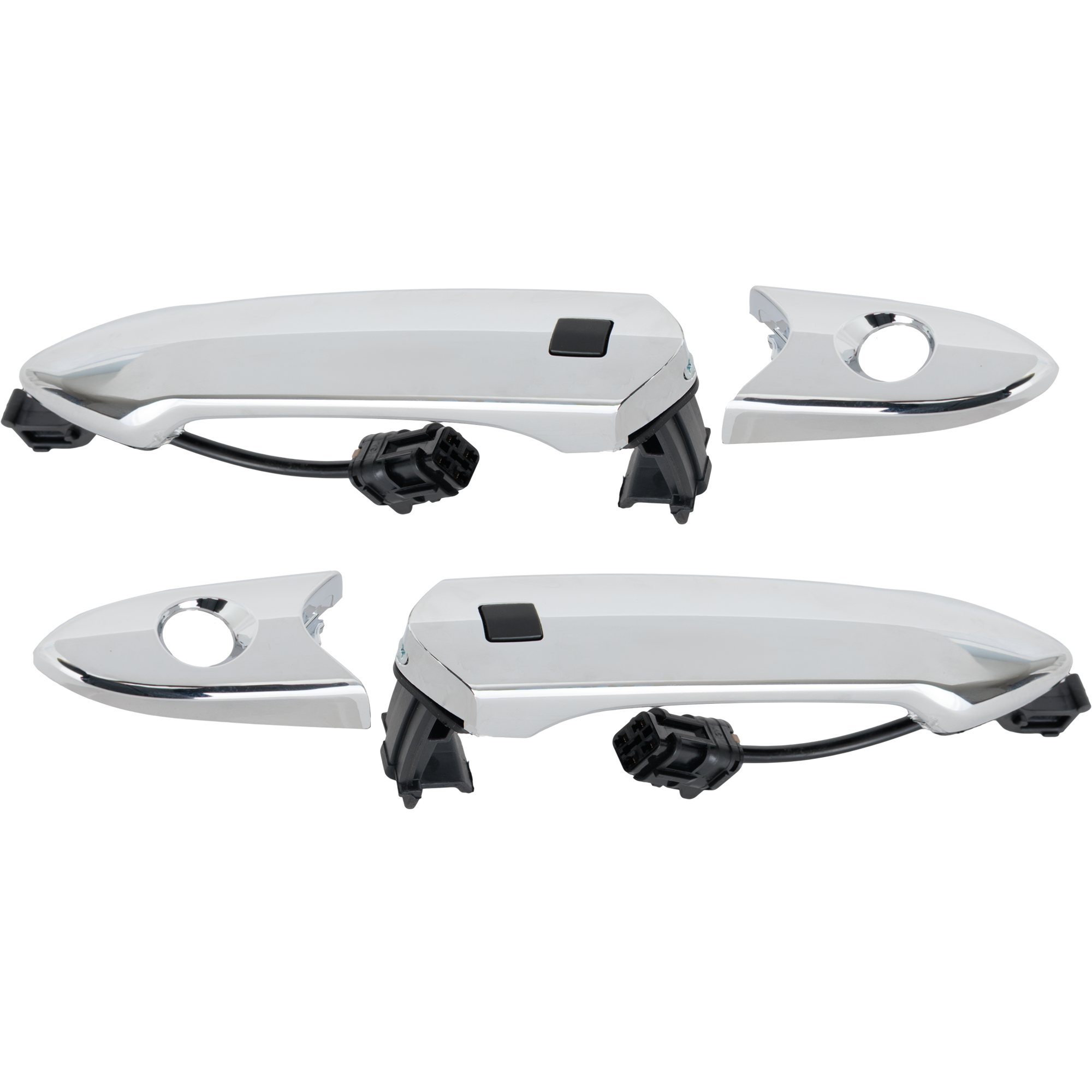 AM AVENGER 11-14 FRONT INTERIOR DOOR HANDLE RH AND LH Chrome w o Door Trim Panel SKU SET RD46210015