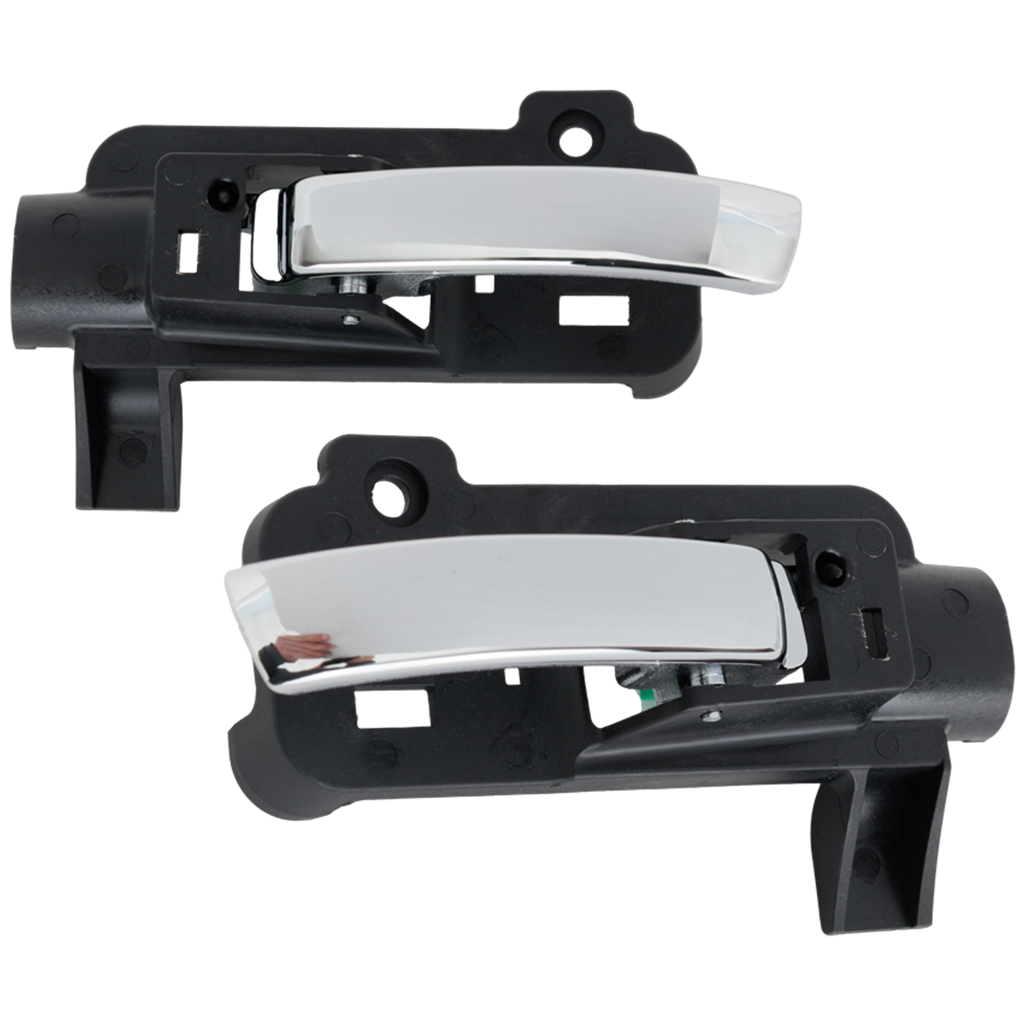 AM AVENGER 11-14 REAR INTERIOR DOOR HANDLE RH AND LH Chrome w o Door Trim Panel SKU SET RD46210017