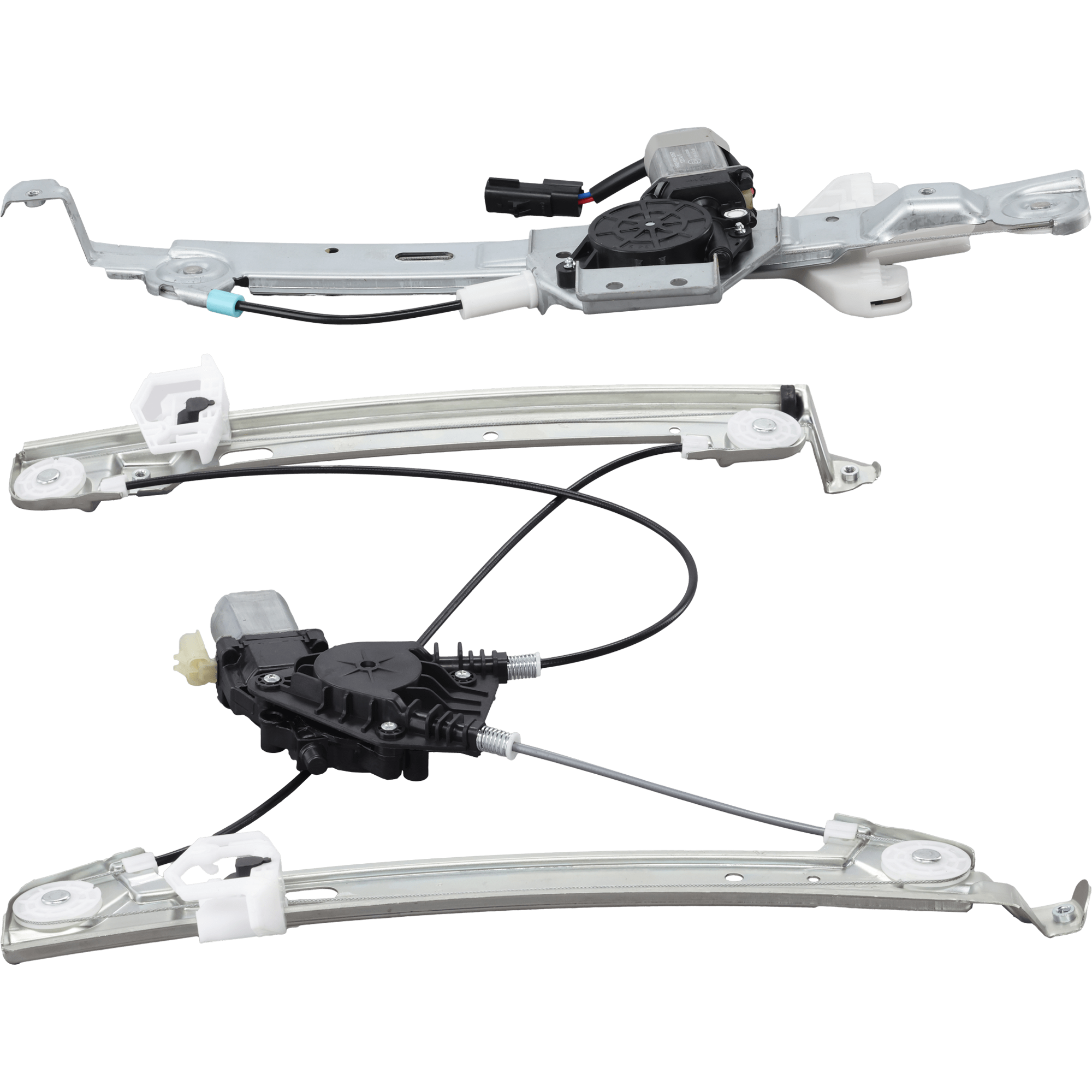 AM CALIBER 07-12 FRONT AND REAR WINDOW REGULATOR LH Power w Motor SKU SET RD46290006 Partslink CH1550110 OEM 5179943AA PFM 5179961AA 517995