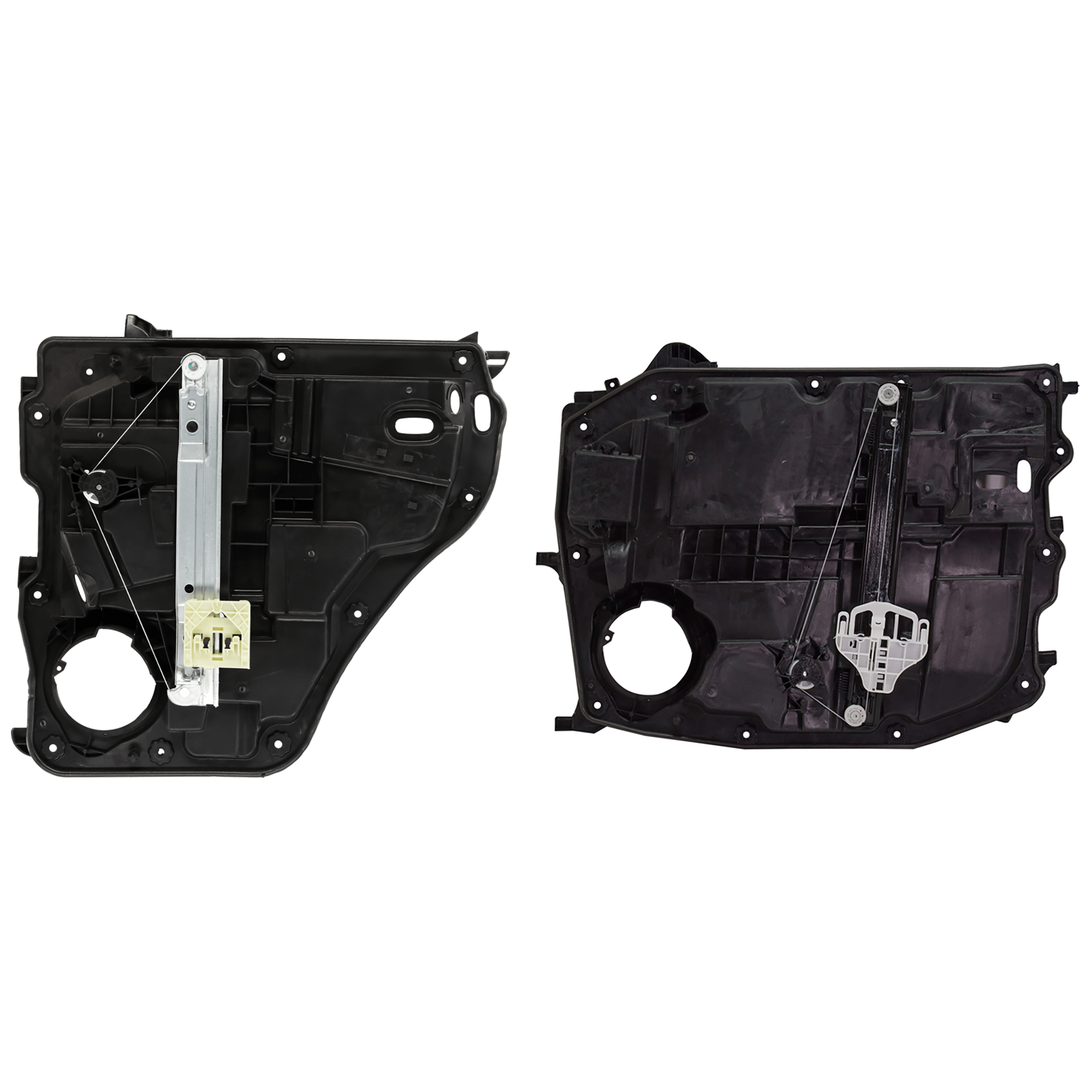 AM NITRO 07-11 FRONT AND REAR WINDOW REGULATOR LH Power w Motor and Panel SKU SET RD46290008 Partslink CH1350167 OEM 68004821AA PFM 68004823AA