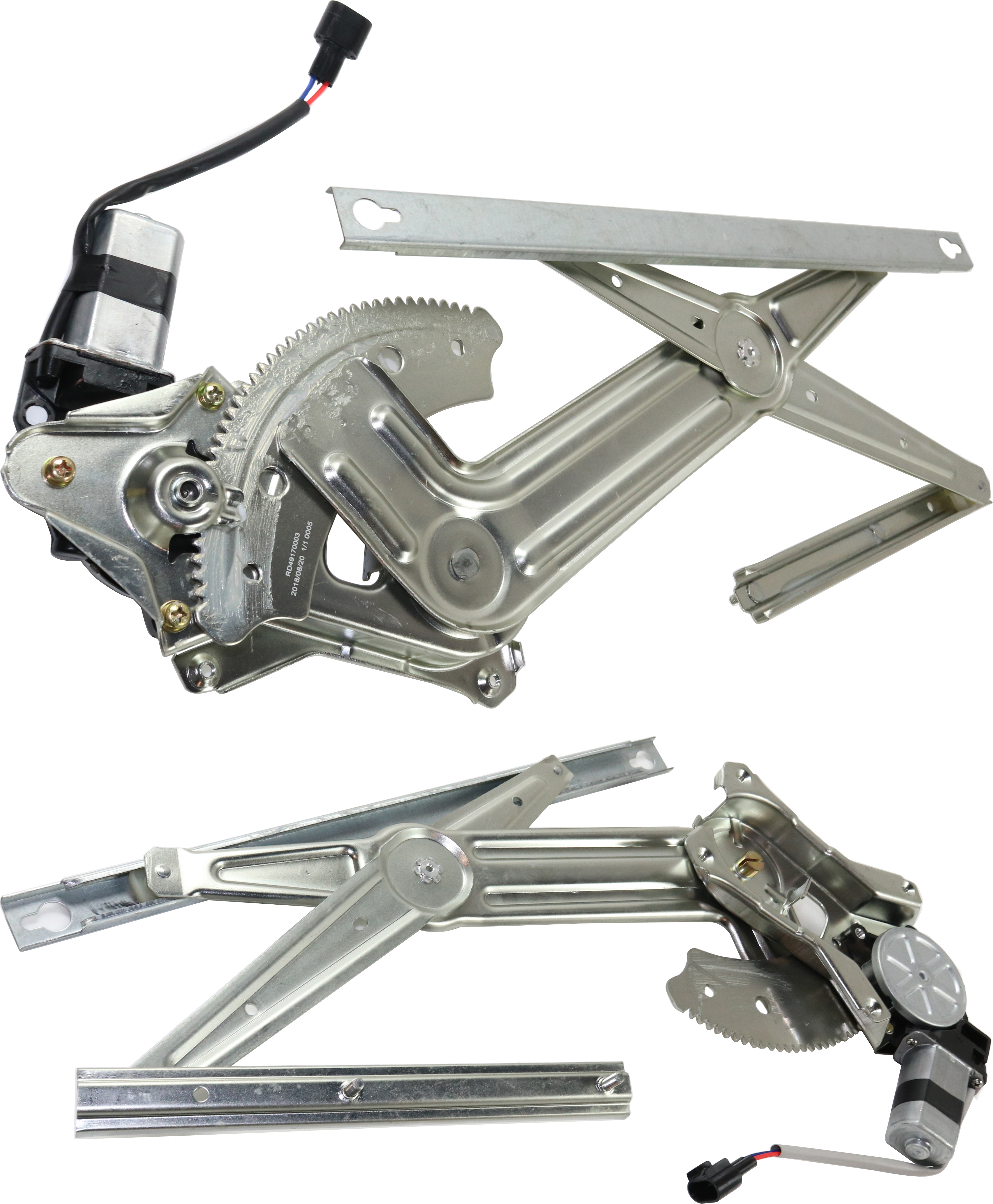 AM DODGE FULL SIZE P U 1500-02-08-2500-3500-03-09 REAR WINDOW REGULATOR RH and LH Power w Motor Crew Cab SKU SET RD49170003 OEM 55276102AD PFM 55276103AD PFM