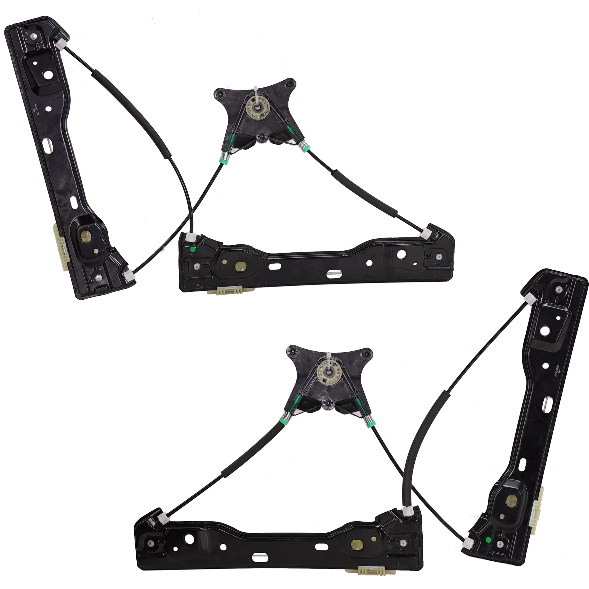 AM DURANGO 11-24 REAR WINDOW REGULATOR RH AND LH SKU SET RD49170011 Partslink CH1551127 CH1550127 OEM 68092214AA 68092215AA