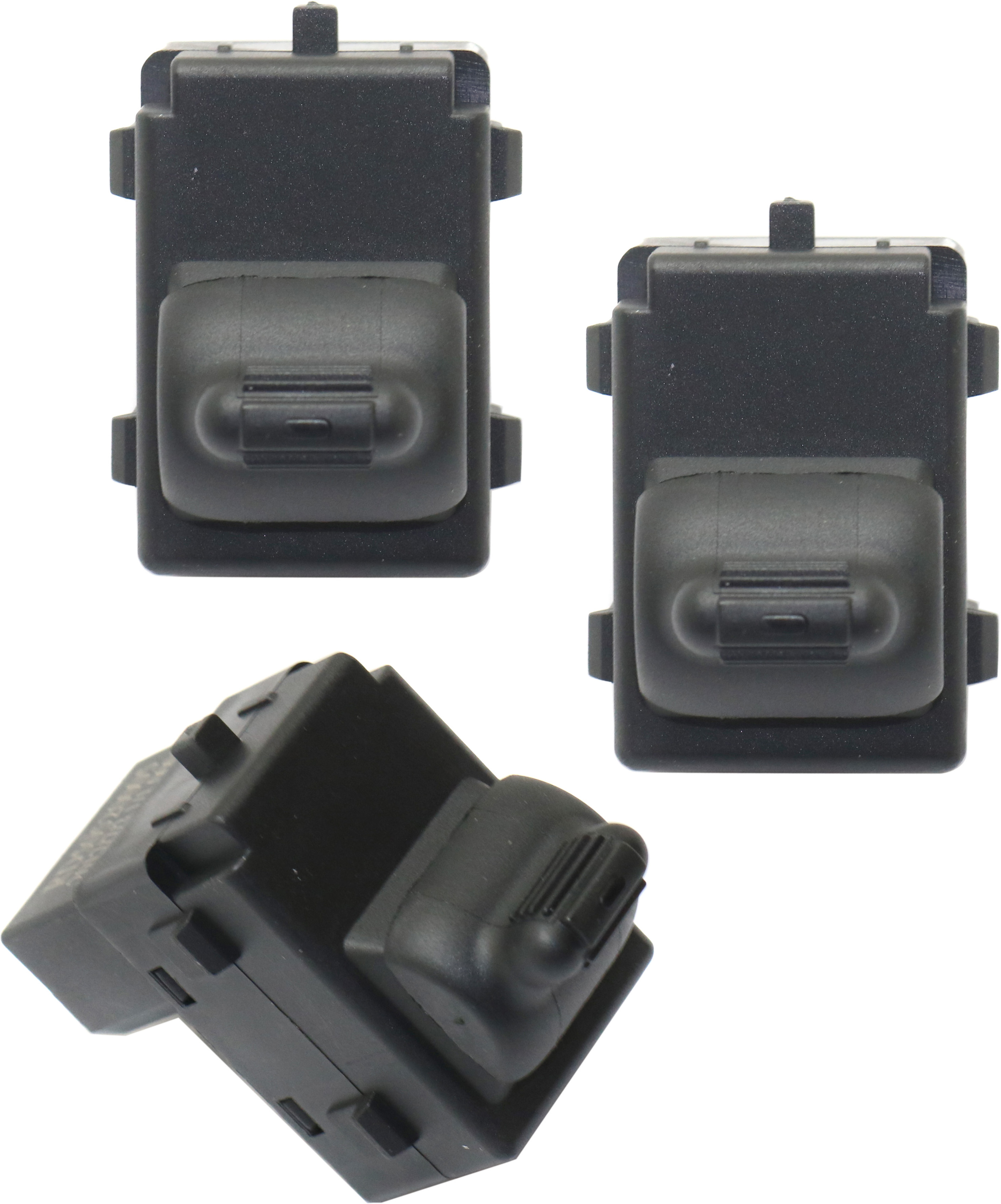 AM CHEROKEE 97-01 RAM FULL SIZE PICKUP 02-10 FRONT AND REAR WINDOW SWITCH RH AND LH Black Set of 3 SKU SET RD50520005-3 OEM 4602465AA 56007695AB 5600769