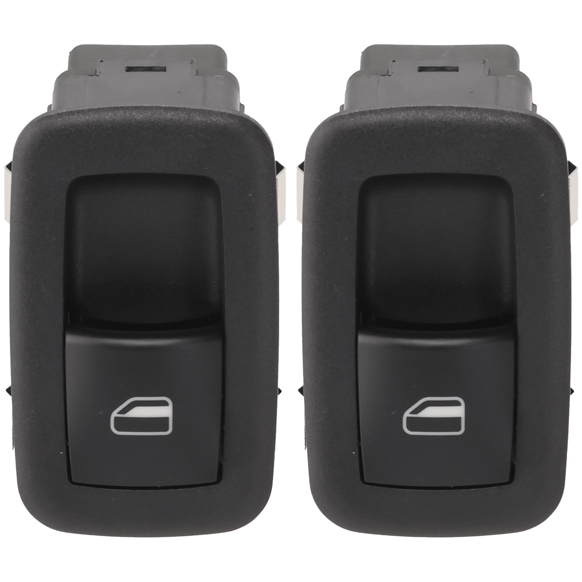 AM LIBERTY 08-12 NITRO 07-11 REAR WINDOW SWITCH RH AND LH Black Plastic SKU SET RD50520060-2 OEM 4602531AC 4602531AD 4602531AE