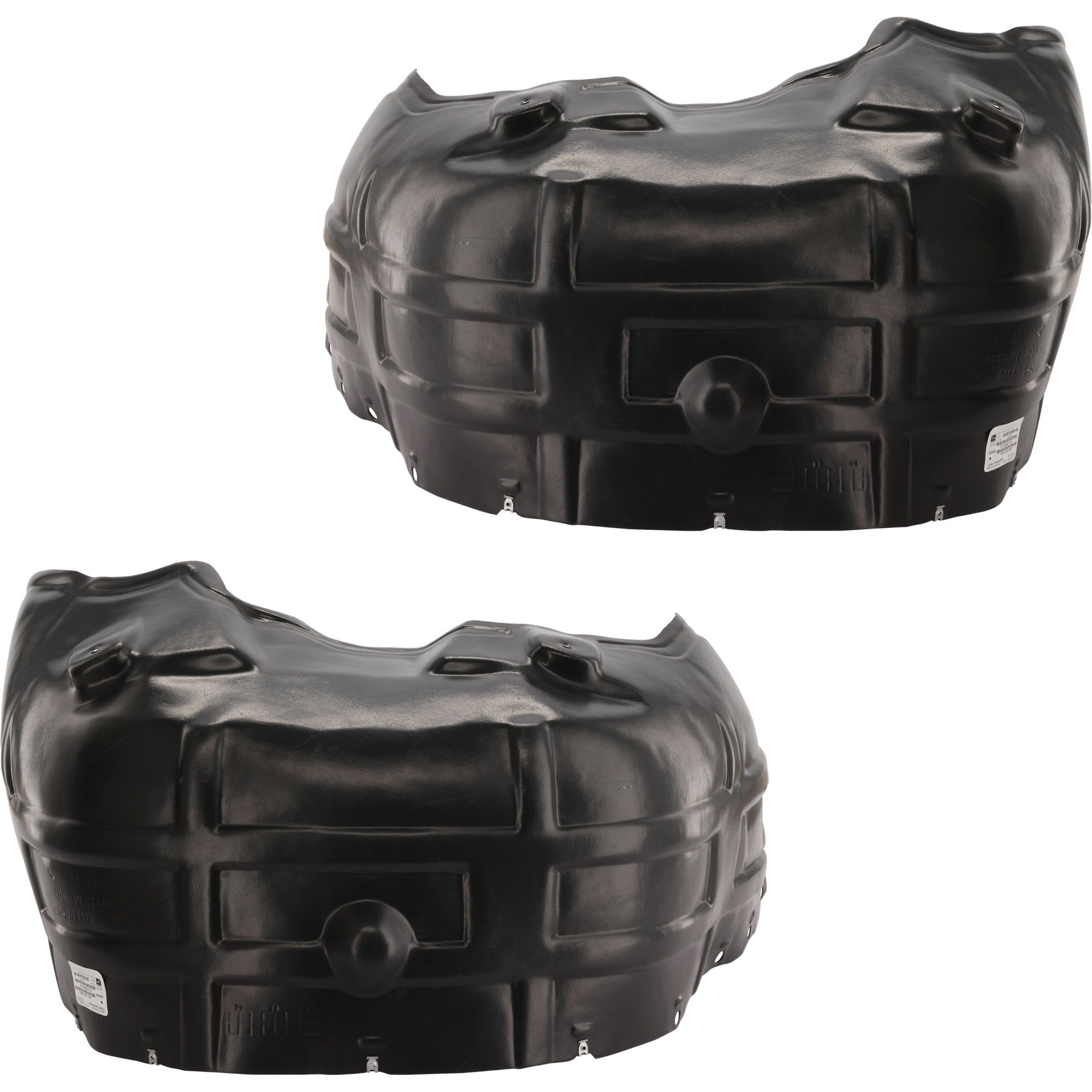 AM RAM 1500-19-24 REAR FENDER LINER RH AND LH Wheelhouse Liner Type 1 Polyethylene Vacuum Form w or w o Rambox Cargo system SKU SET RD55430003 Partslink CH1762108 CH1763108 OEM 68275910AB 68628904AA 68275911