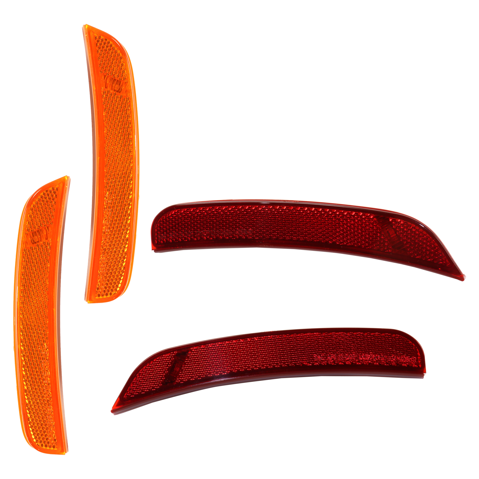 AM CHARGER 15-23 REAR SIDE MARKER LAMP RH AND LH Set of 4 Assembly SKU SET RD73190002 Partslink CH2550133 CH2551133 CH2860110 CH2861110 OEM 68214126AA 68214127AA 68214404