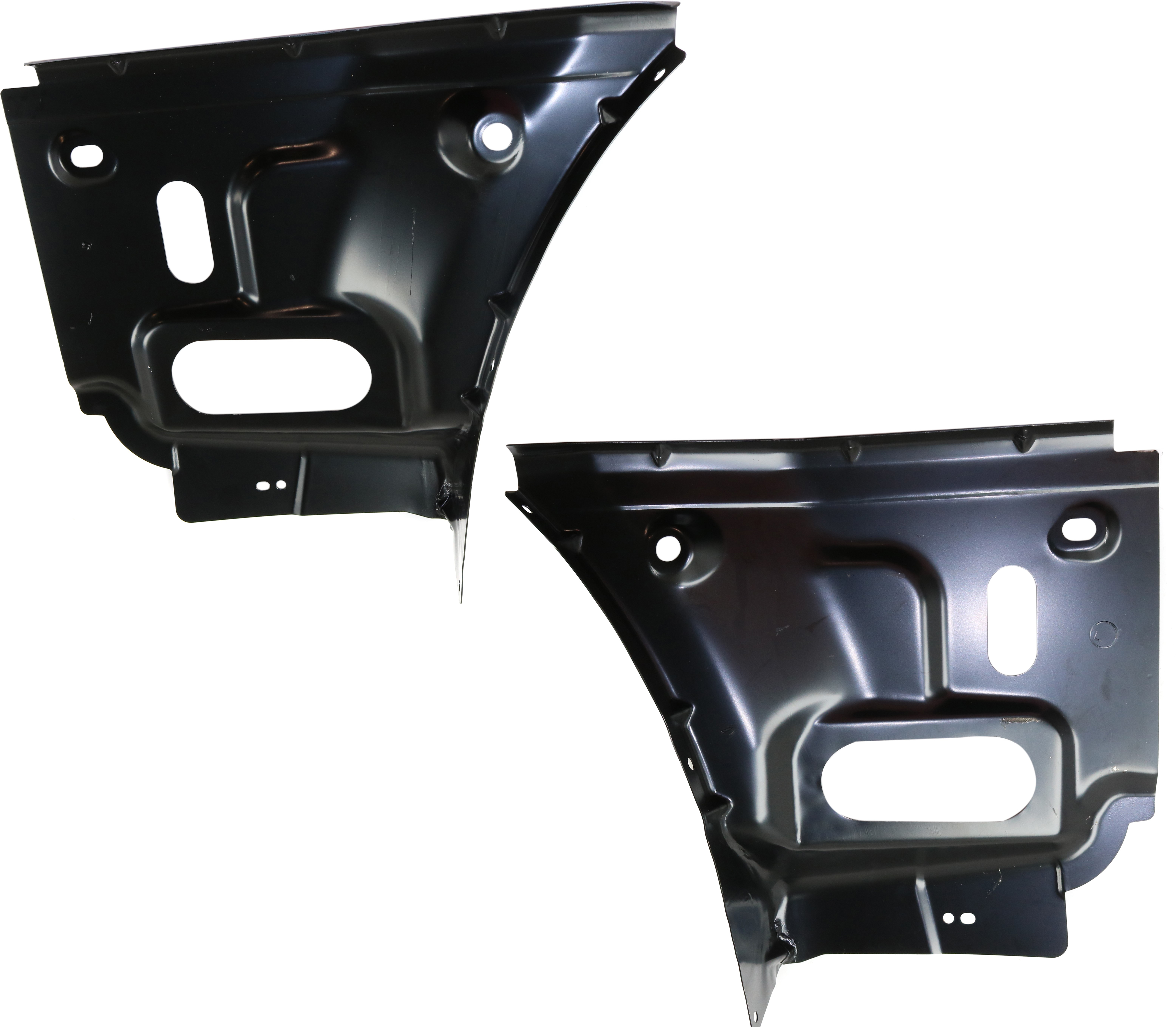 AM GRAND CARAVAN 08-20 REAR BUMPER BRACKET RH AND LH Bumper Cover Bracket Steel SKU SET RD76270001 Partslink CH1143105 CH1142105 OEM 5109586AD 5109587AD