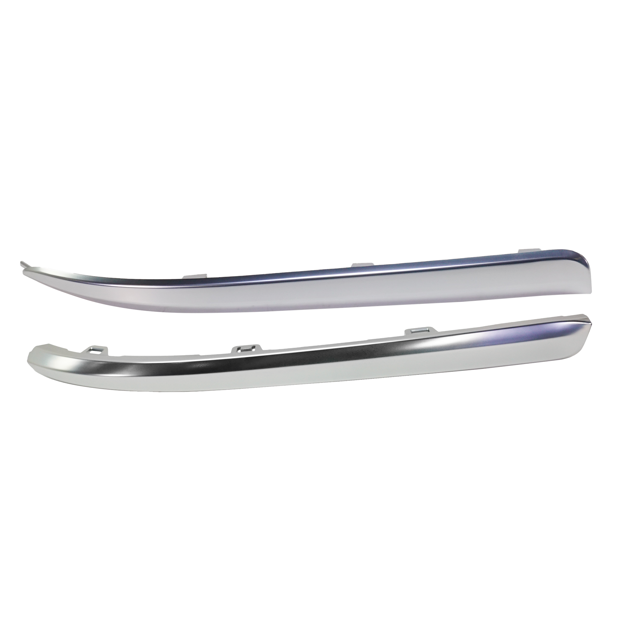 AM DURANGO 16-24 REAR BUMPER MOLDING RH AND LH Platinum Strip Citadel Model SKU SET RD76370001 Partslink CH1146106 CH1147106 OEM 6CH64SZ7AA 6CH65SZ7AA