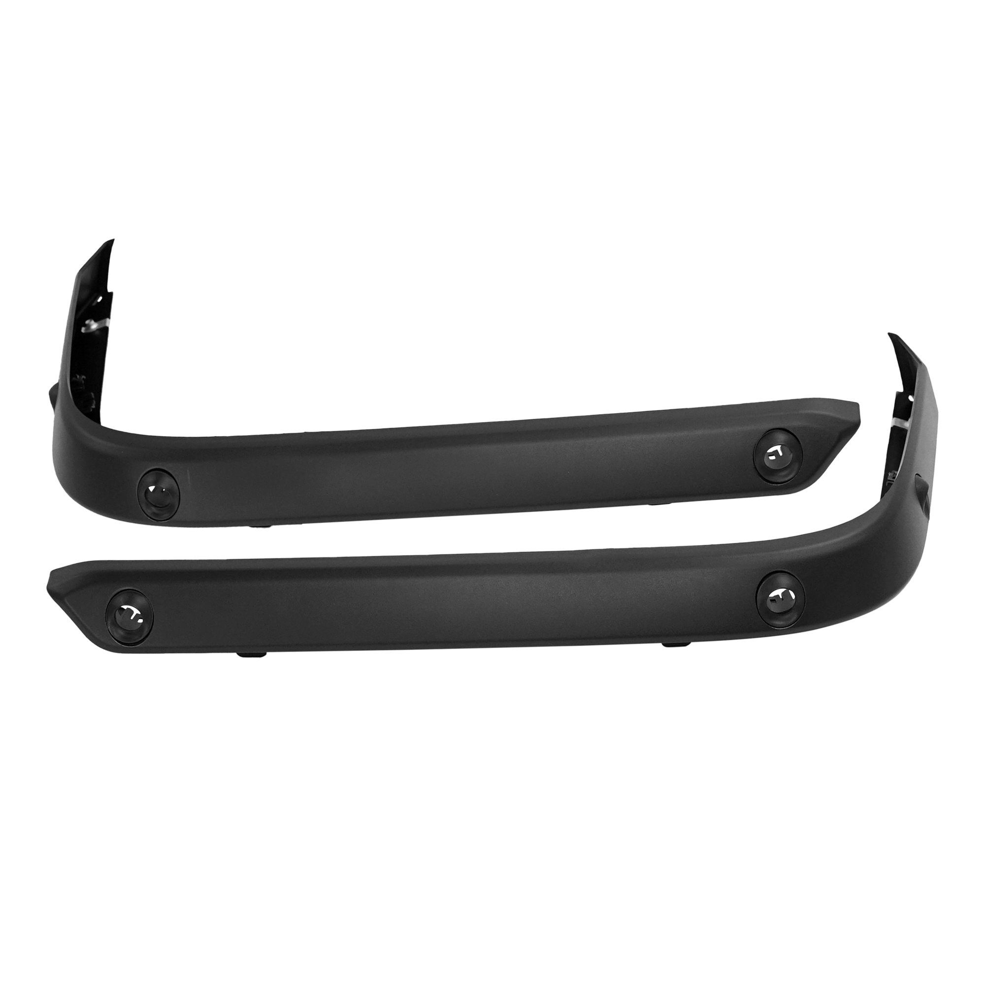 AM RAM 1500-19-24 REAR BUMPER MOLDING RH AND LH Outer SKU SET RD76370007 Partslink CH1147108 CH1146108 OEM 68404394AB 68404394AA 68404395