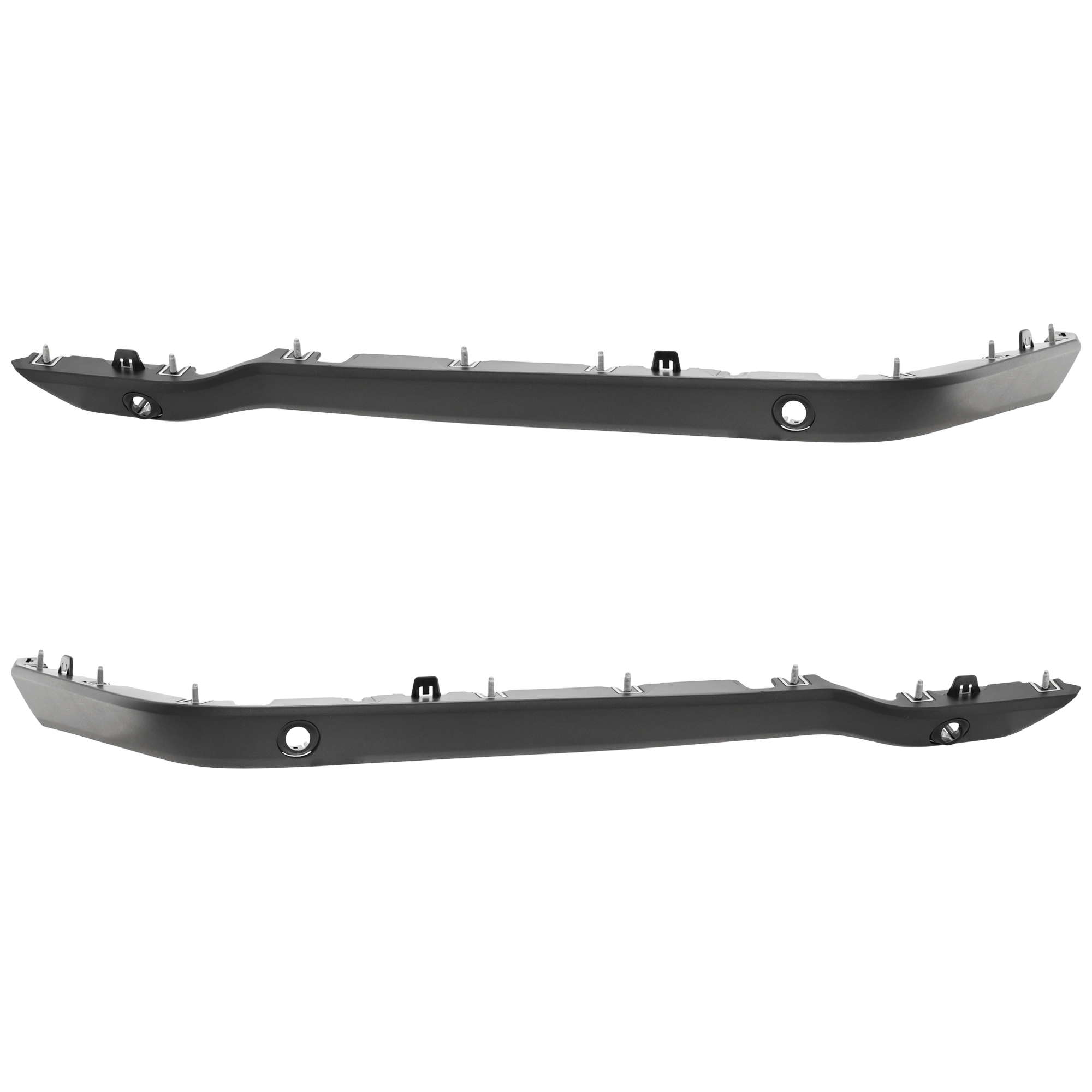 AM RAM 2500-3500 P U 19-24 REAR LOWER VALANCE RH AND LH Air Deflector Textured Black w Park Assist Sensor Holes SKU SET RD76430005 Partslink CH1146117 CH1147117 OEM 68451134AA 68451135AA