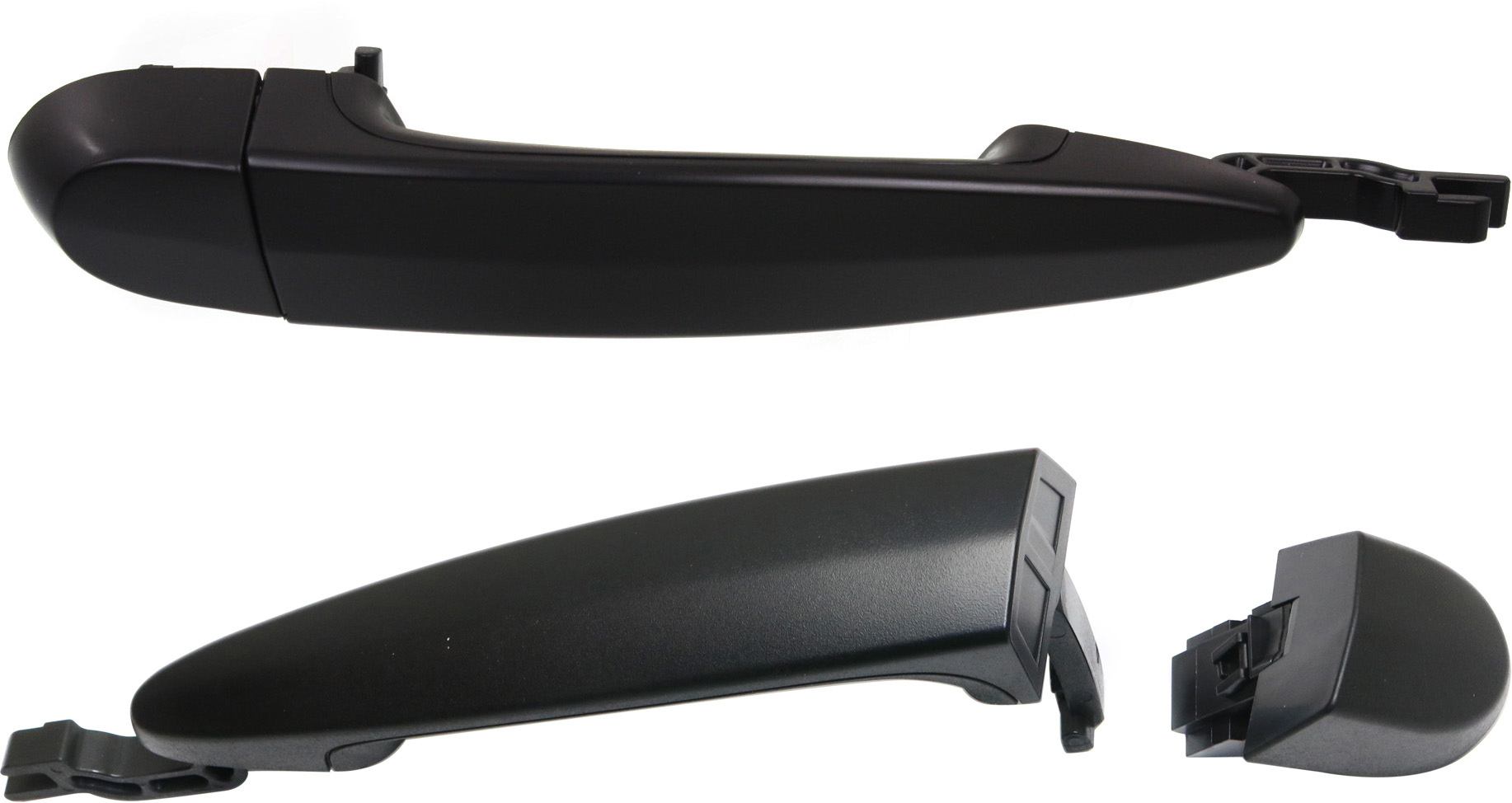 AM 3 SERIES 06-13 X6-08-14 FRONT DOOR HANDLE RH and LH Outside Textured Black w o Keyhole =REAR SKU SET REB462333K 1 OEM 51217060670-51217060674-512170