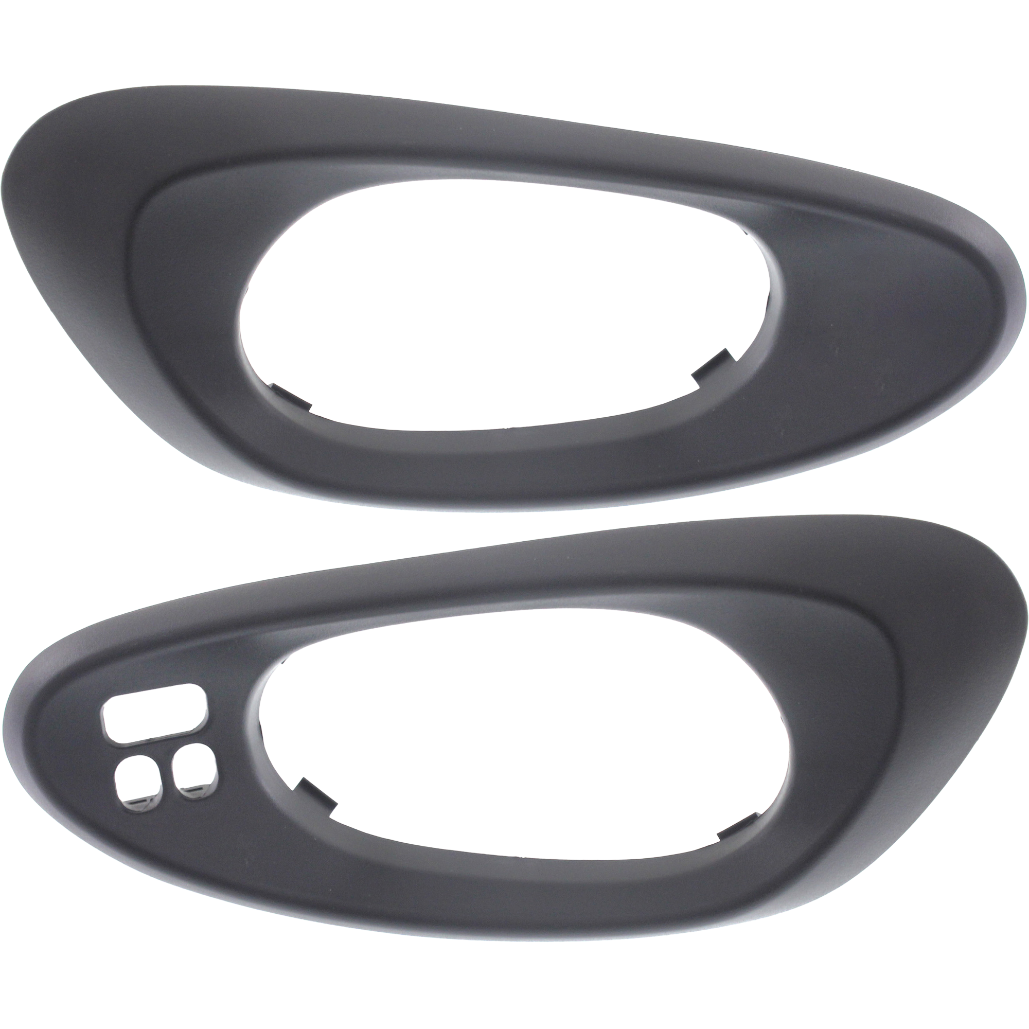 AM TRAILBLAZER 02-09 FRONT DOOR HANDLE RH ANd LH Inside Textured Black Bezel Only w o Hole SKU SET RECV462169-1 OEM 15214502-15214503