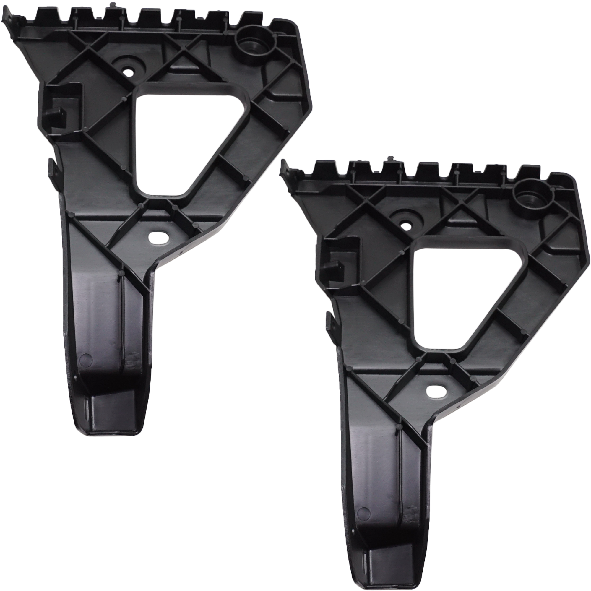 AM A6 QUATTRO 05-11 FRONT BUMPER BRACKET RH AND LH Guide Plastic Type 1 SKU SET REPA013103 Partslink AU1067100 AU1066100 OEM 4F0807228-4F0807227
