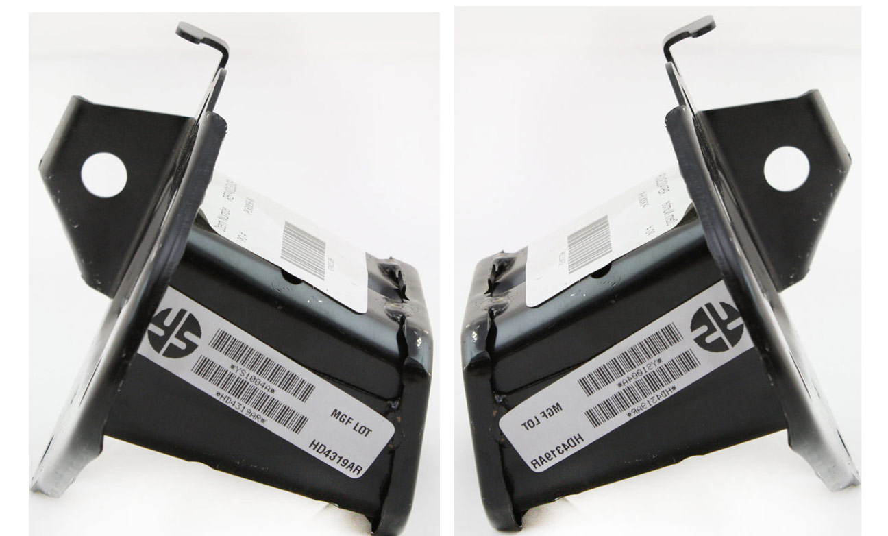 AM TSX 09-14 FRONT BUMPER BRACKET RH AND LH Reinforcement Extension SKU SET REPA013109 Partslink AC1006145 AC1006146 OEM 71150TL2A00ZZ 71160TL2A00ZZ