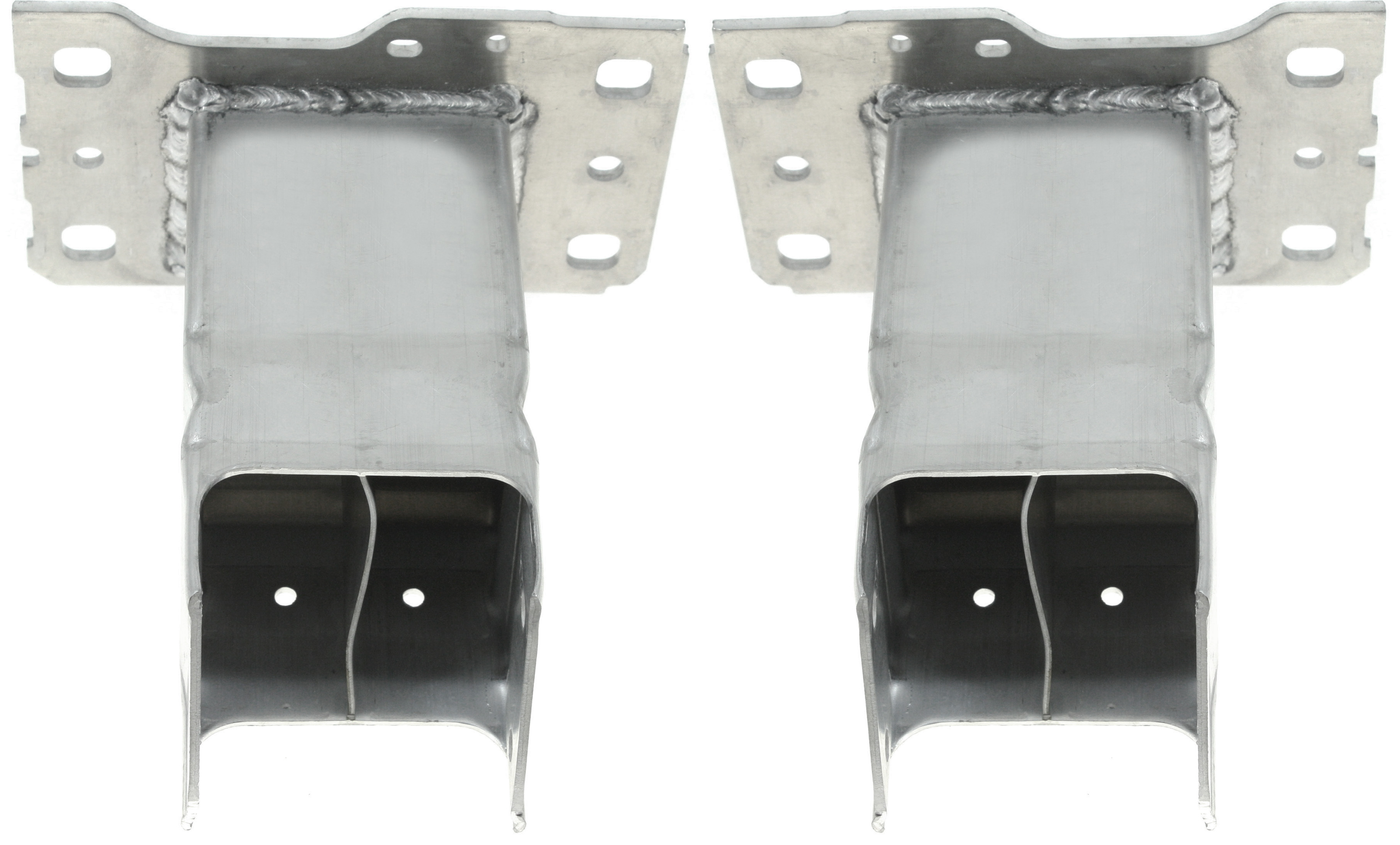 AM A4 S4-17-21 FRONT BUMPER BRACKET RH AND LH Impact Bar Aluminum SKU SET REPA013123 Partslink AU1067110 AU1066110 OEM 8W0807134A 8W0807133A