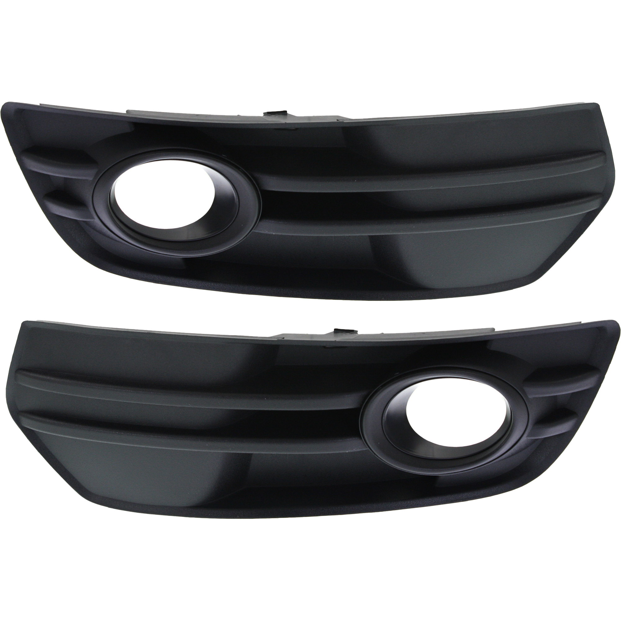AM Q5-09-12 FRONT FOG LAMP MOLDING RH AND LH Primed w o S Line Pkg. SKU SET REPA015507 Partslink AU1039108 AU1038108 OEM 8R0807682A01C 8R0807681A01C