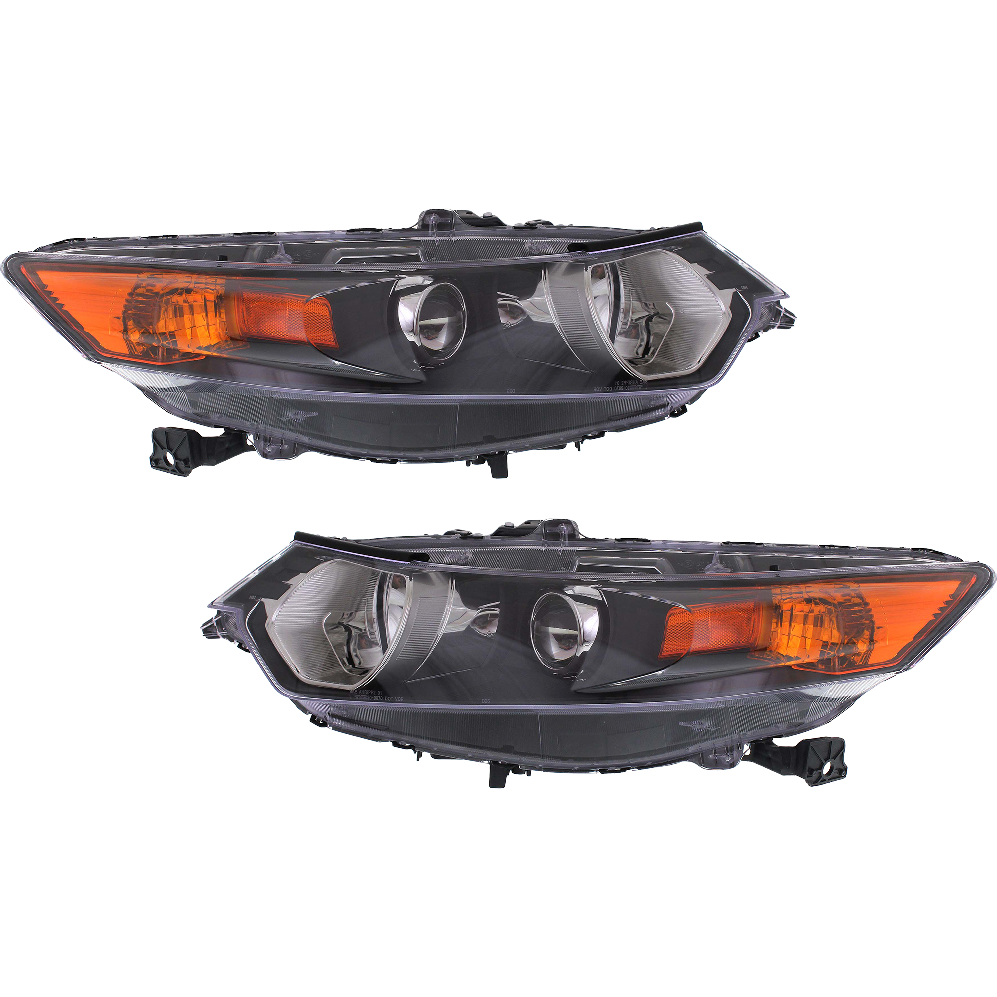 AM TSX 09-14 HEAD LAMP RH AND LH Lens and Housing SKU SET REPA100117 Partslink AC2502118 AC2503118 OEM 33151TL0A02-33101TL0A02