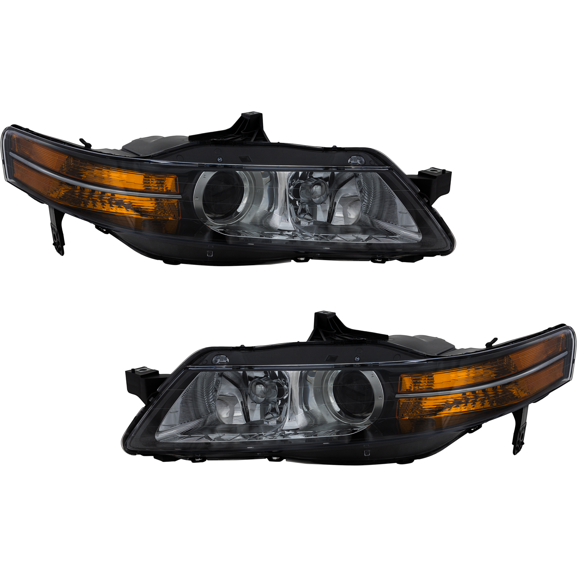 AM TL 06-06 HEAD LAMP RH AND LH Lens and Housing Halogen USA Built Vehicle SKU SET REPA100119 Partslink AC2503111 AC2502111 OEM 33101SEPA11-33151SEPA11