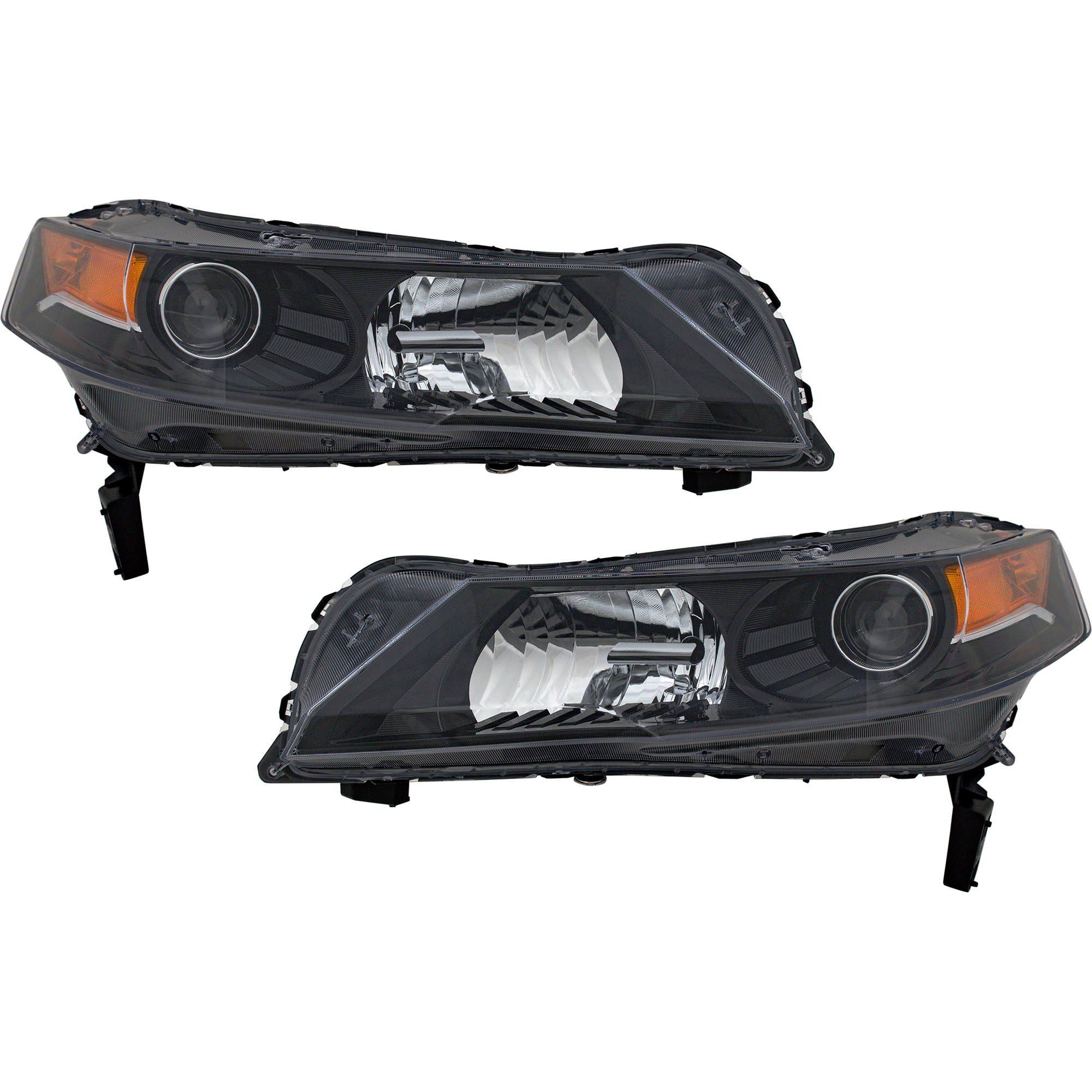 AM TL 12-14 HEAD LAMP RH AND LH Lens and Housing HID Xenon w o HID Kit CAPA SKU SET REPA100179Q Partslink AC2519118C AC2518118C OEM 33101TK4A11-33151TK4A11