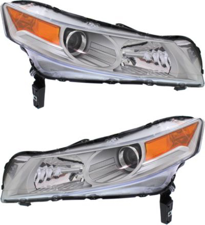 AM TL 09-11 HEAD LAMP RH AND LH Lens and Housing HID Xenon w o HID Kit SKU SET REPA100183 Partslink AC2519116 AC2518116 OEM 33101TK4A01-33101TK4A02-33151T