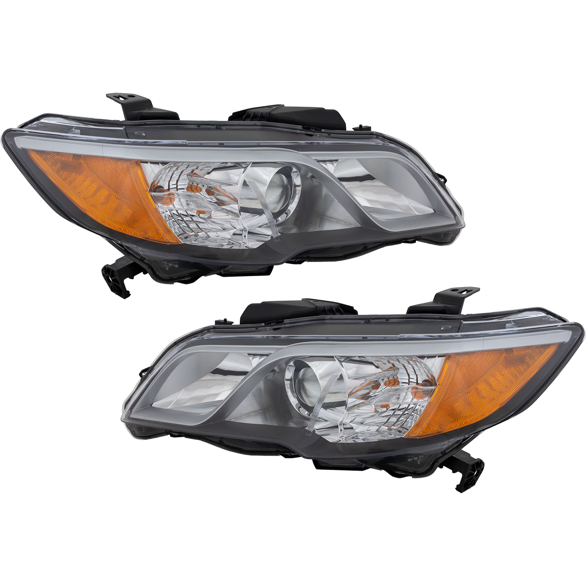 AM RDX 13-15 HEAD LAMP RH AND LH Assembly Halogen CAPA SKU SET REPA100185Q Partslink AC2503123C AC2502123C OEM 33100TX4A11-33150TX4A11