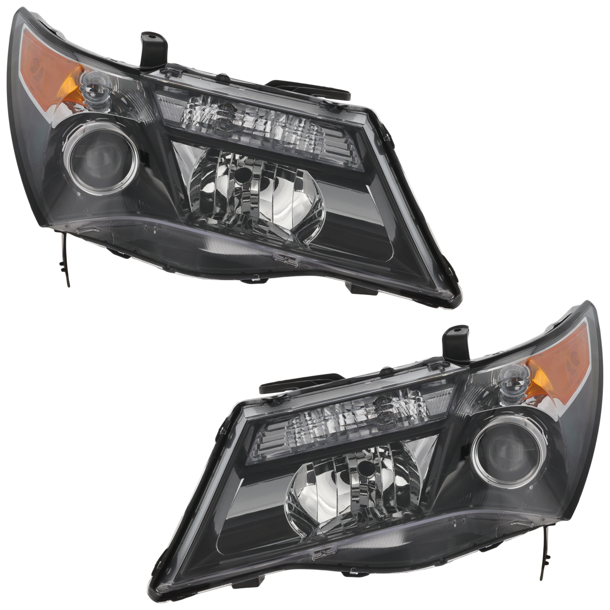 AM MDX 10-13 HEAD LAMP RH AND LH Lens and Housing w Technology Package CAPA SKU SET REPA100191Q Partslink AC2518120C AC2519120C OEM 33101STXA21-33151STXA21