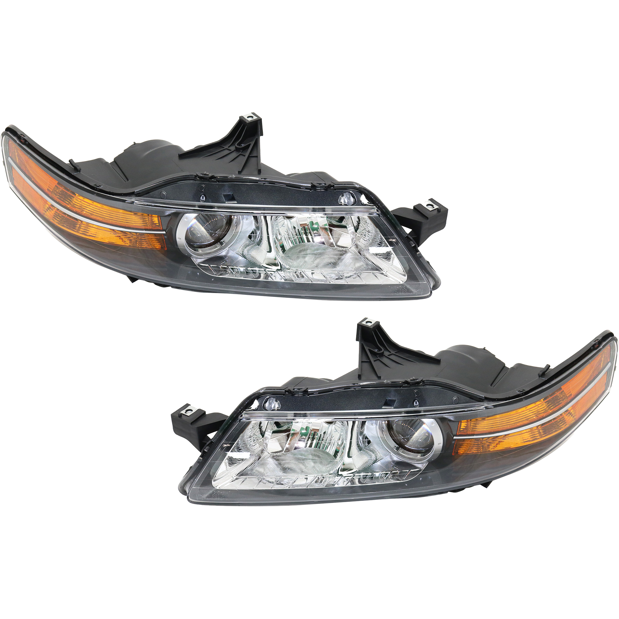AM TL 06-06 HEAD LAMP RH AND LH Lens and Housing Halogen Canada Built SKU SET REPA100333 Partslink AC2519115 AC2518115 OEM 33101SEPC11-33151SEPC11