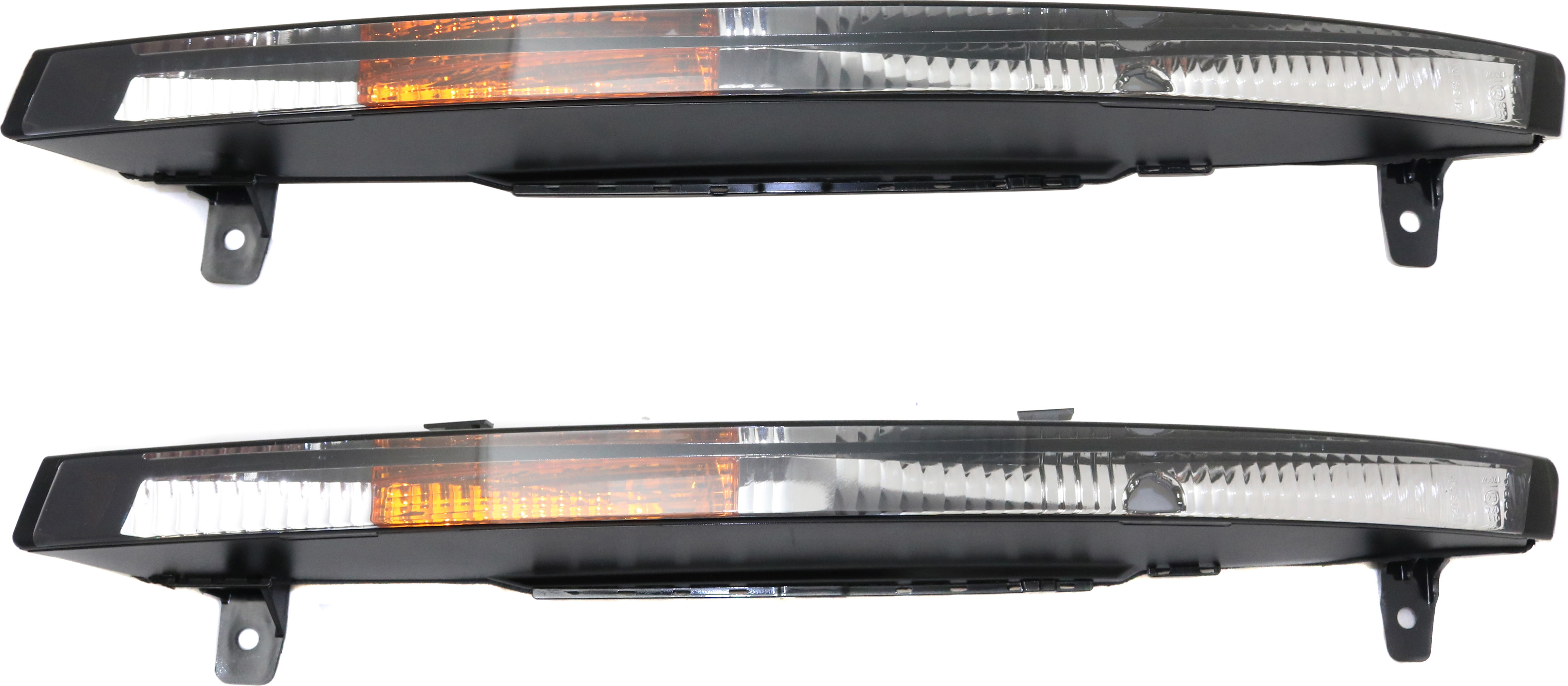AM Q7-10-15 PARK LAMP RH AND LH Lens and Housing w Signal Light w o LED Light SKU SET REPA106303 OEM 4L0953042C PFM 4L0953041C PFM