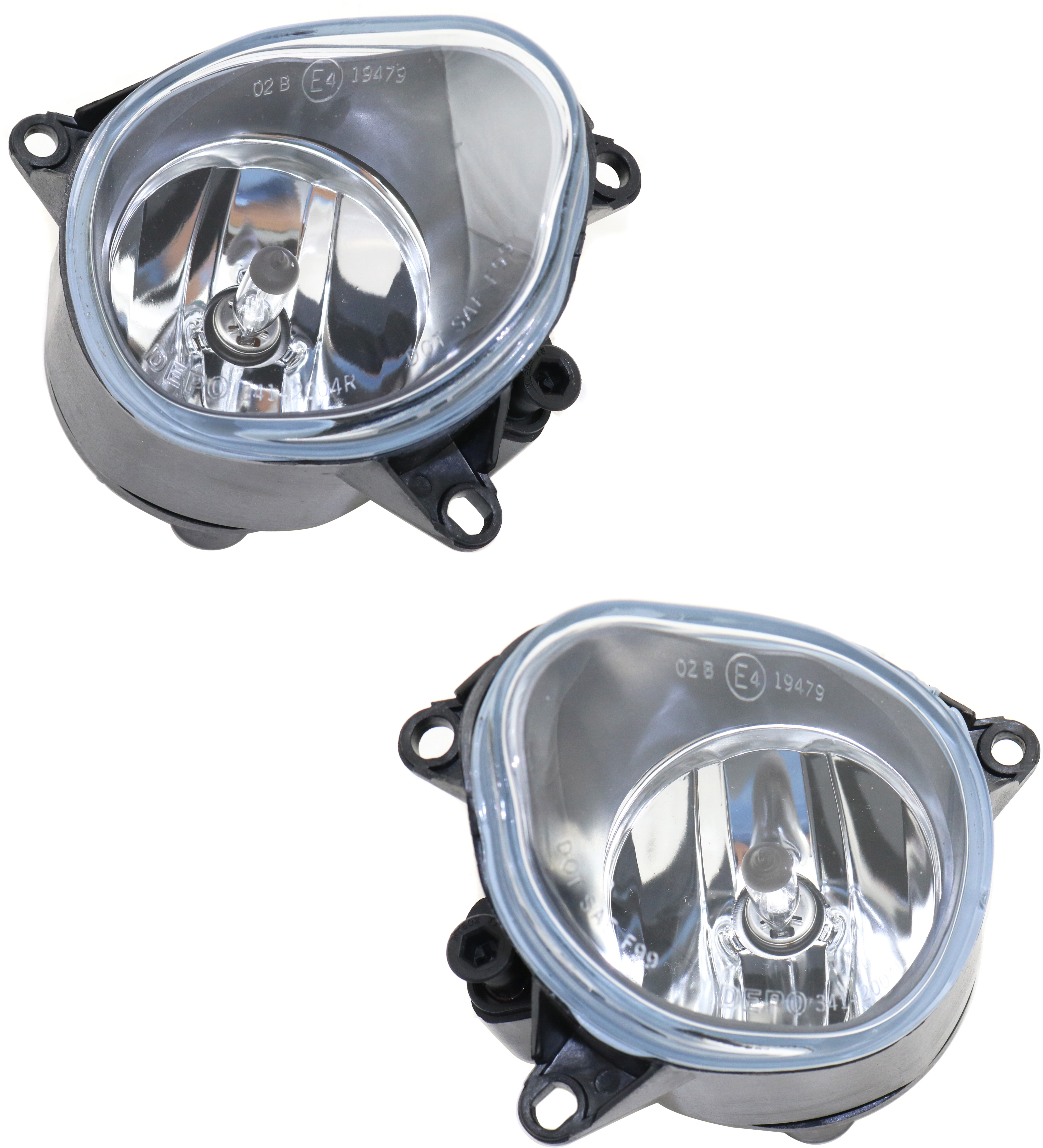 AM ALLROAD QUATTRO 01-05 FRONT FOG LAMP RH AND LH Assembly SKU SET REPA107539 Partslink AU2593105 AU2592105 OEM 4Z7941700A 4Z7941699A