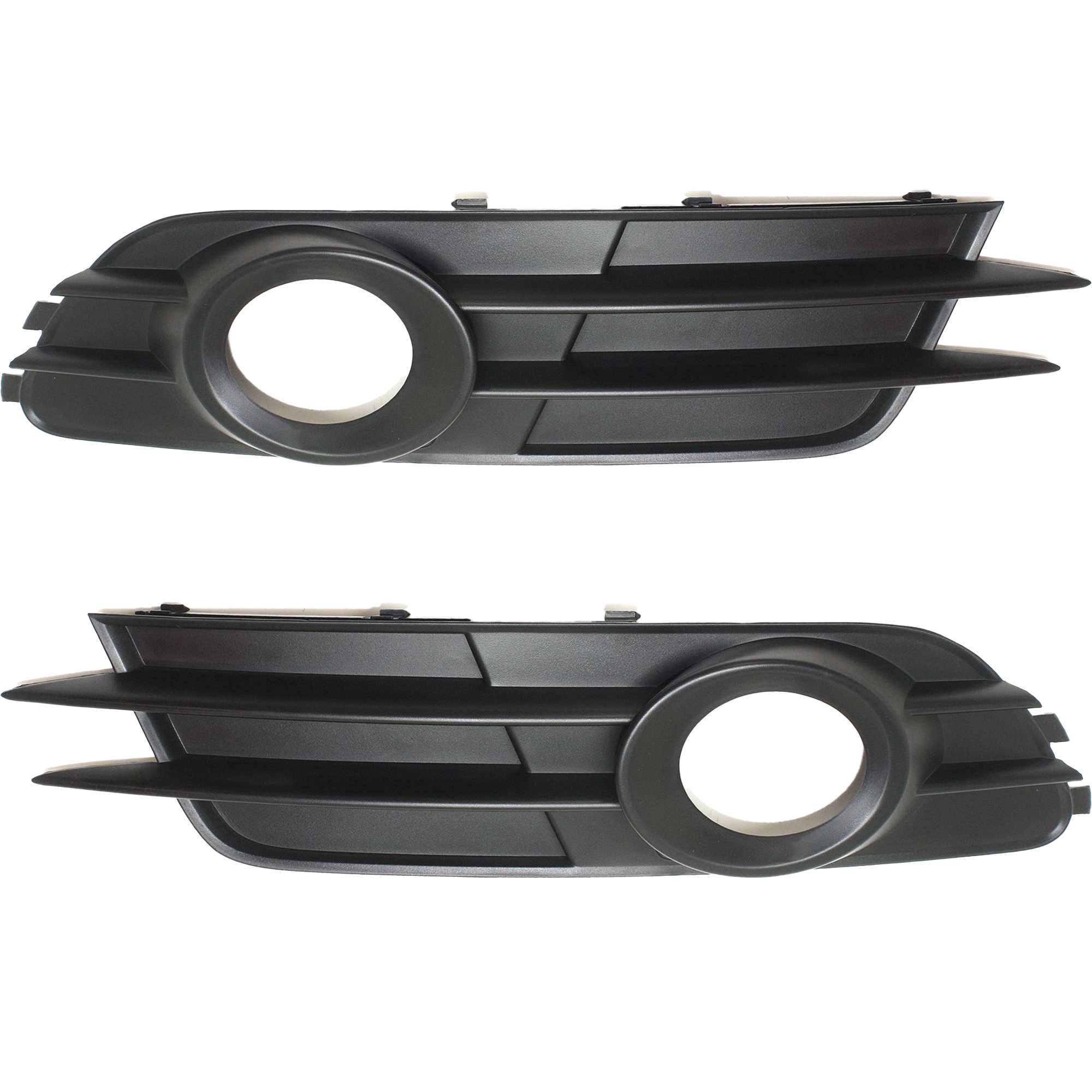 AM A6-12-15 FRONT FOG LAMP MOLDING RH AND LH Primed w o S Line Pkg and Adaptive Cruise Control SKU SET REPA108011 Partslink AU1038148 AU1039148 OEM 4G0807681A9B9-4G0807682G9B9
