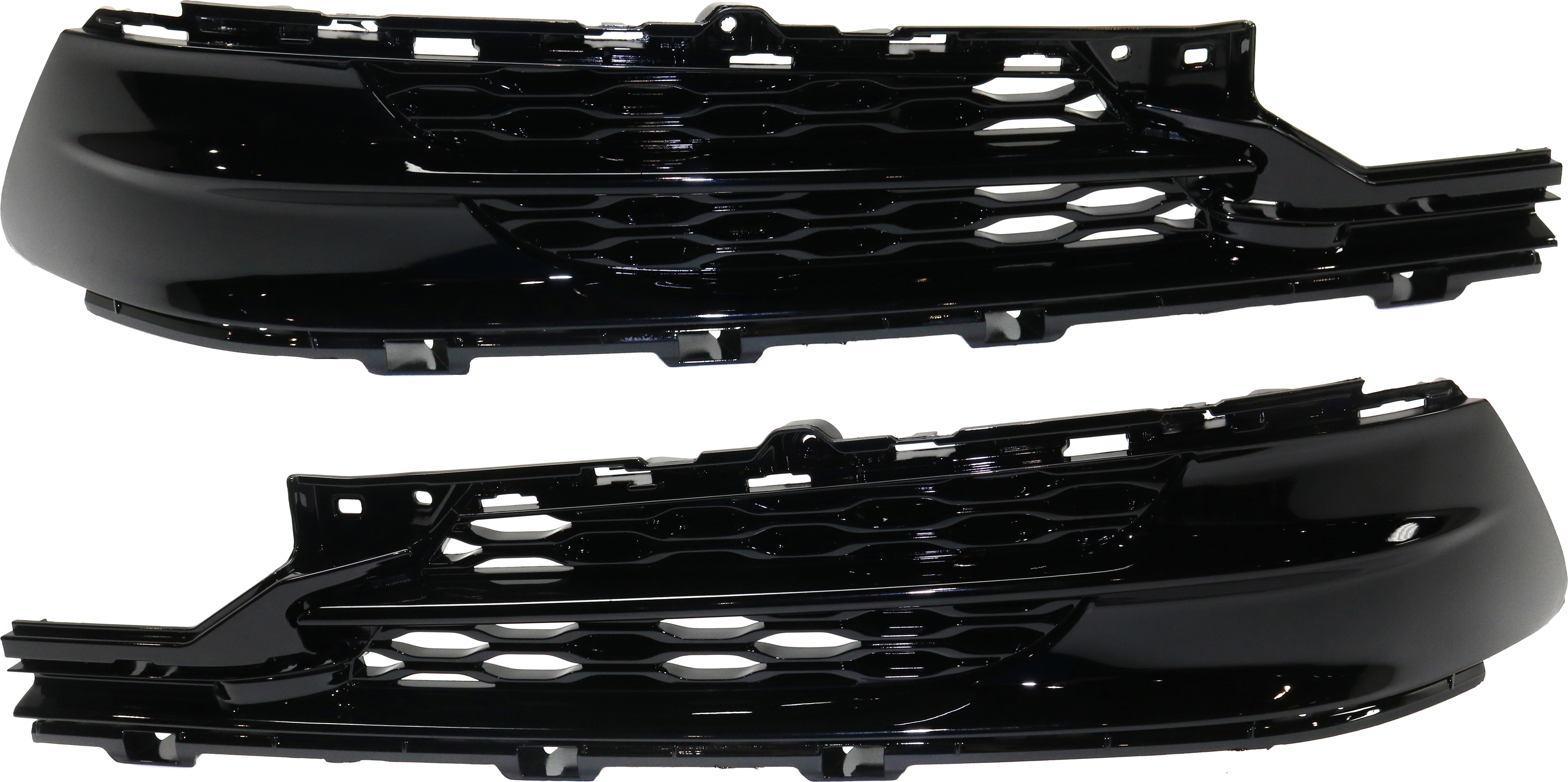 AM TLX 15-17 FRONT FOG LAMP COVER RH AND LH Primed Side bumper grille w o Fog Lights CAPA SKU SET REPA108013Q Partslink AC1038106C AC1039106C OEM 71102TZ3A10-71107TZ3A10