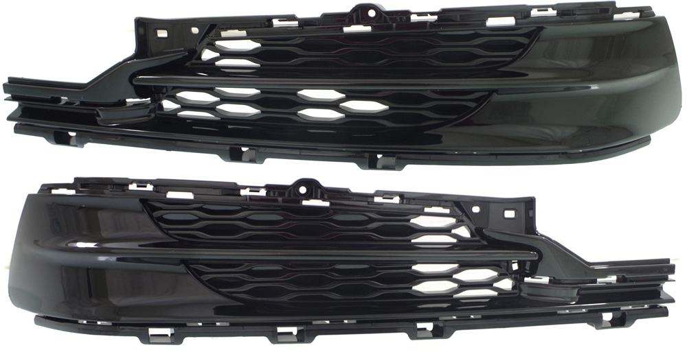 AM TLX 15-17 FRONT FOG LAMP COVER RH AND LH Primed Side bumper grille w o Fog Lights SKU SET REPA108013 Partslink AC1039106 AC1038106 OEM 71102TZ3A10-71107TZ3A10
