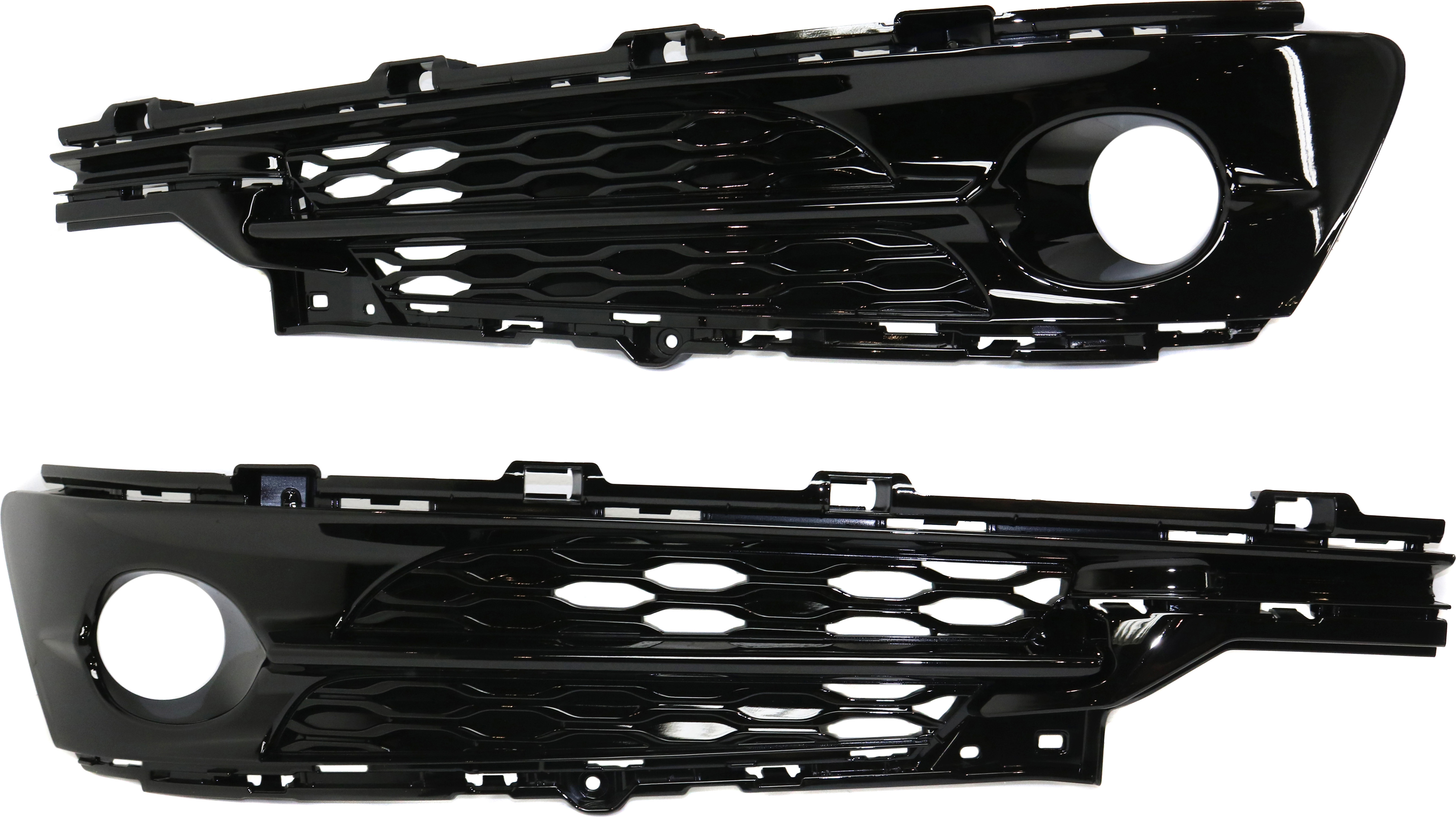AM TLX 15-17 FRONT FOG LAMP MOLDING RH AND LH Primed SKU SET REPA108201 Partslink AC1039107 AC1038107 OEM 71102TZ3A20-71107TZ3A20