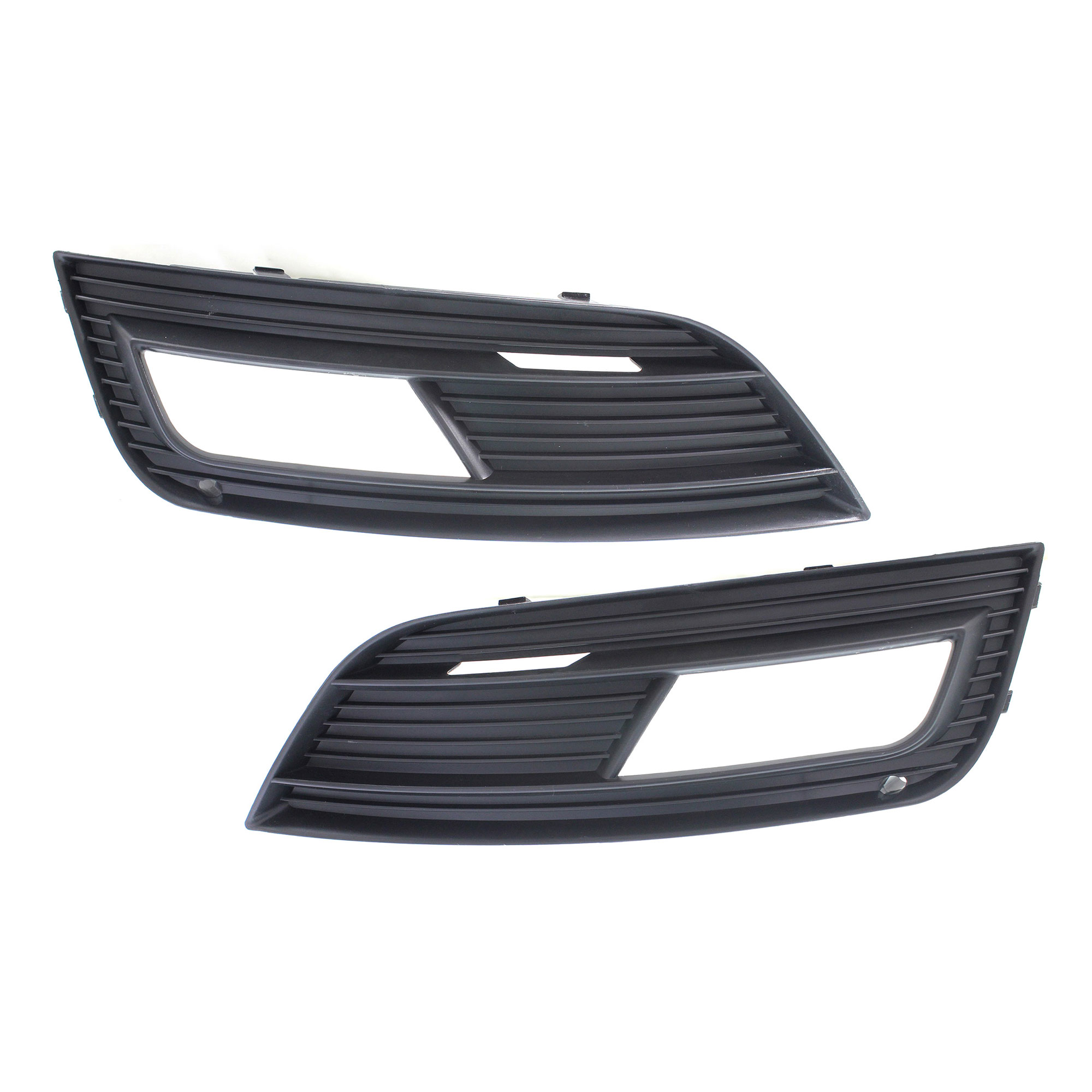 AM A4-13-16 FRONT FOG LAMP MOLDING RH AND LH Textured w o S Line Pkg. and Adaptive Cruise Control SKU SET REPA108609 Partslink AU1039120 AU1038120 OEM 8K0807682K01C 8K0807681K01C