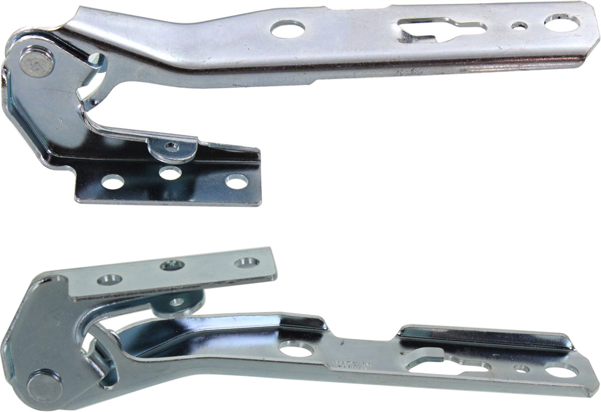 AM A4 S4-02-08 HOOD HINGE RH AND LH Sedan Wagon SKU SET REPA130505 Partslink AU1236103 AU1236102 OEM 8E0823302F 8E0823301F