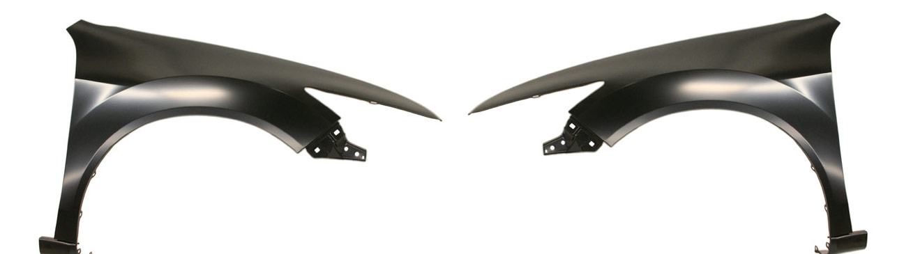 AM TSX 09-14 FRONT FENDER RH AND LH Primed Steel SKU SET REPA220101 Partslink AC1240120 AC1241120 OEM 60210TL0A91ZZ 60260TL0A91ZZ