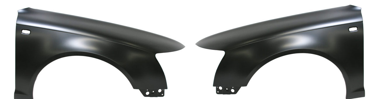AM A6 A6 QUATRO 05-08 FRONT FENDER RH AND LH Primed Aluminum SKU SET REPA220103 Partslink AU1240118 AU1241118 OEM 4F0821103A 4F0821104A