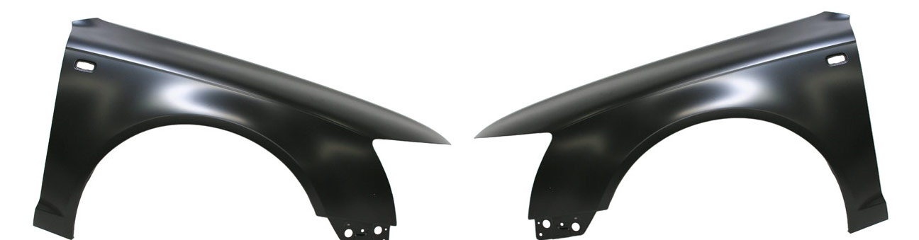 AM A6 A6 QUATRO 05-08 FRONT FENDER RH AND LH Primed Steel SKU SET REPA220105 Partslink AU1241127 AU1240127 OEM 4F0821104A PFM 4F0821103A PFM