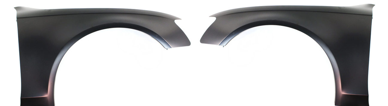 AM A4-09-12 FRONT FENDER RH AND LH Primed Sedan Wagon Steel CAPA SKU SET REPA220113Q Partslink AU1241121C AU1240121C OEM 8K0821106A 8K0821105A