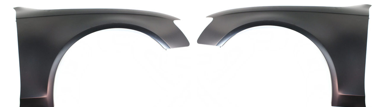AM A4-09-12 FRONT FENDER RH AND LH Primed Sedan Wagon Steel SKU SET REPA220113 Partslink AU1241121 AU1240121 OEM 8K0821106A 8K0821105A