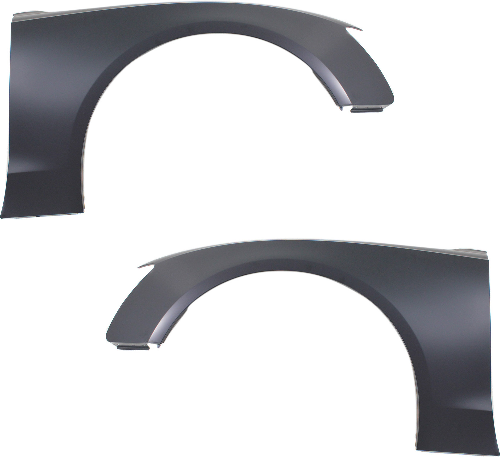 AM A5 S5-08-17 FRONT FENDER RH AND LH Primed Convertible Coupe Steel SKU SET REPA220147 Partslink AU1241130 AU1240130 OEM 8T0821106H PFM 8T0821105H PFM