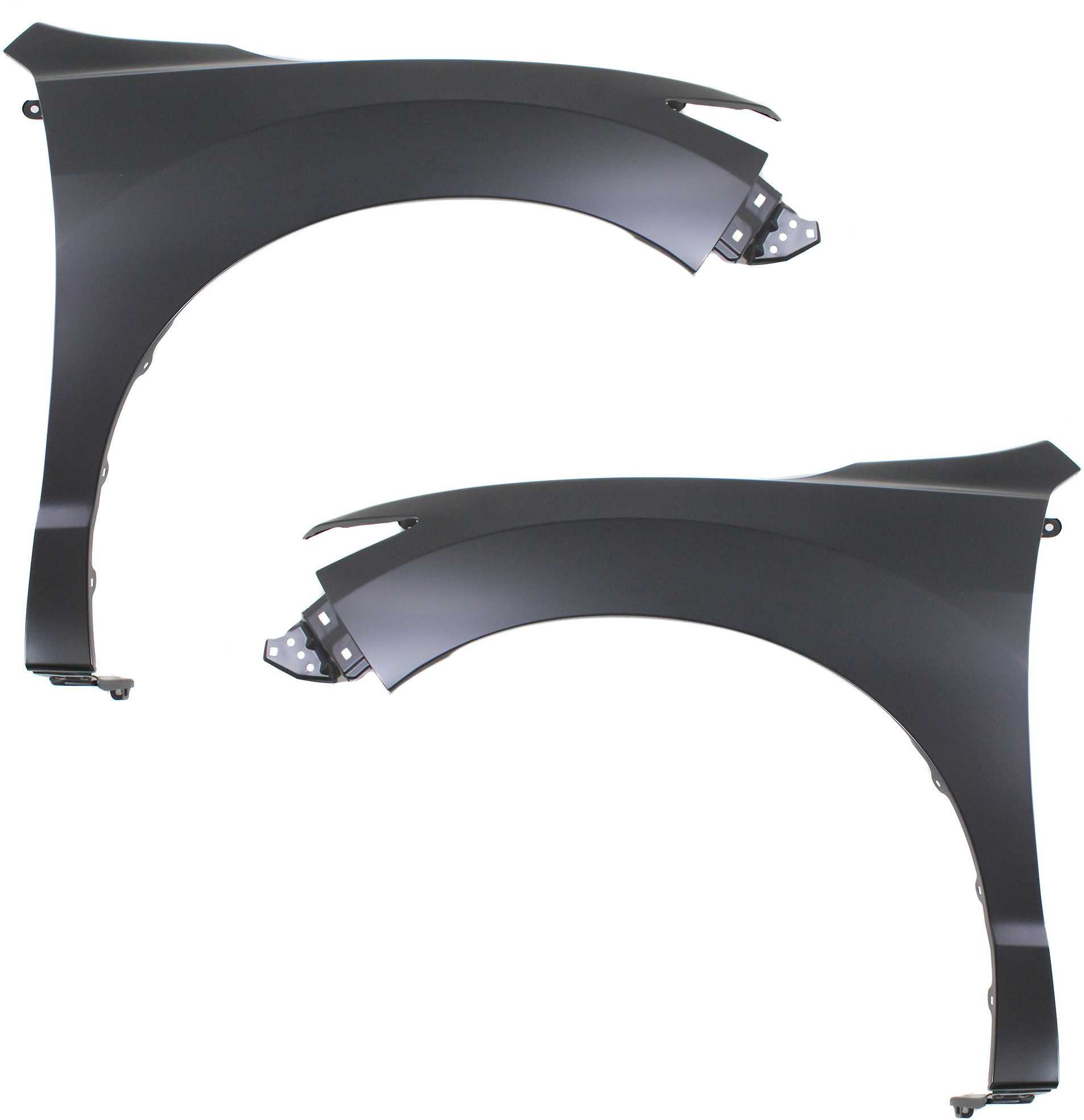 AM RDX 13-18 FRONT FENDER RH AND LH Primed Steel SKU SET REPA220155 Partslink AC1240125 AC1241125 OEM 60210TX4A91ZZ 60260TX4A91ZZ