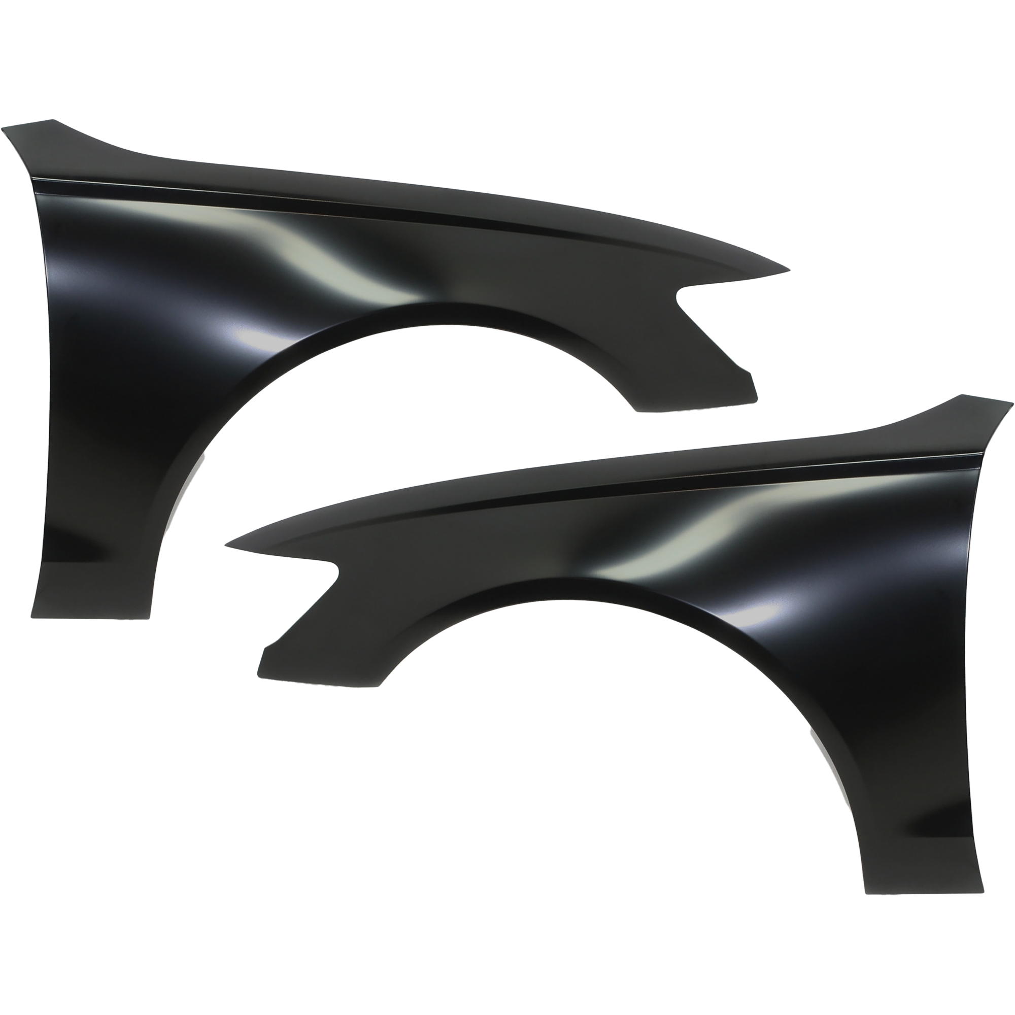 AM A6 S6-12-18 FRONT FENDER RH AND LH Primed Aluminum SKU SET REPA220161 Partslink AU1241125 AU1240125 OEM 4G0821102-4G0821101