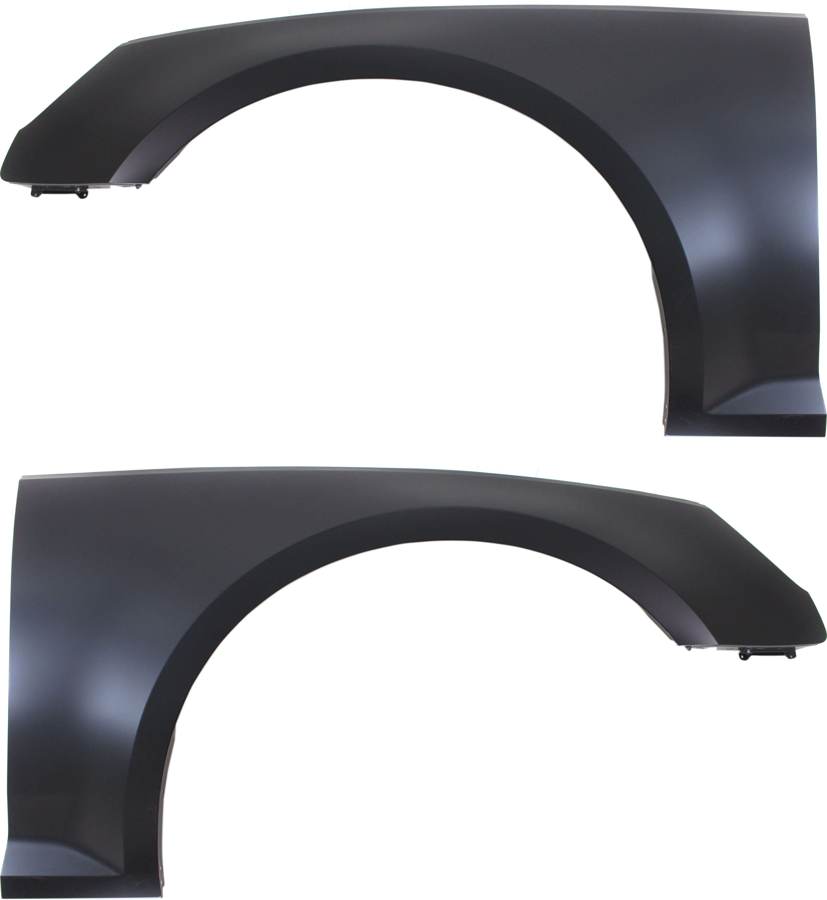 AM A4-17-20 S4-18-24 FRONT FENDER RH AND LH Primed Steel w o Side Marker Light Holes CAPA SKU SET REPA220163Q Partslink AU1241146C AU1240146C OEM 8W0821106D 8W0821105D